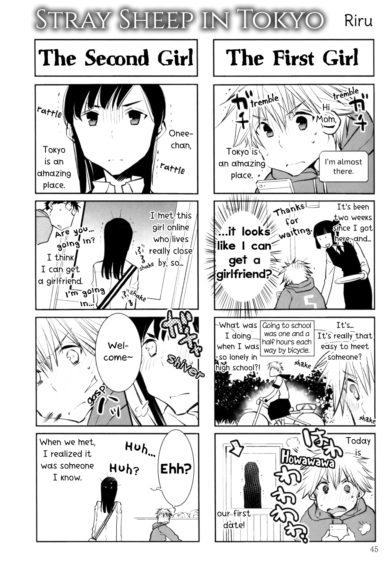 Rouge Anthology Chapter 6 page 1 - Chapter 6: Stray Sheep in Tokyo (Ruri)