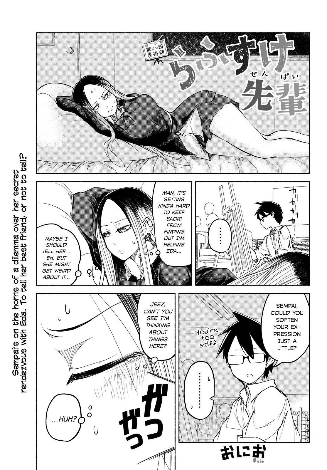 Rough Sketch Senpai Chapter 10 page 1 - Chapter 10: Two Girls, Entangled!