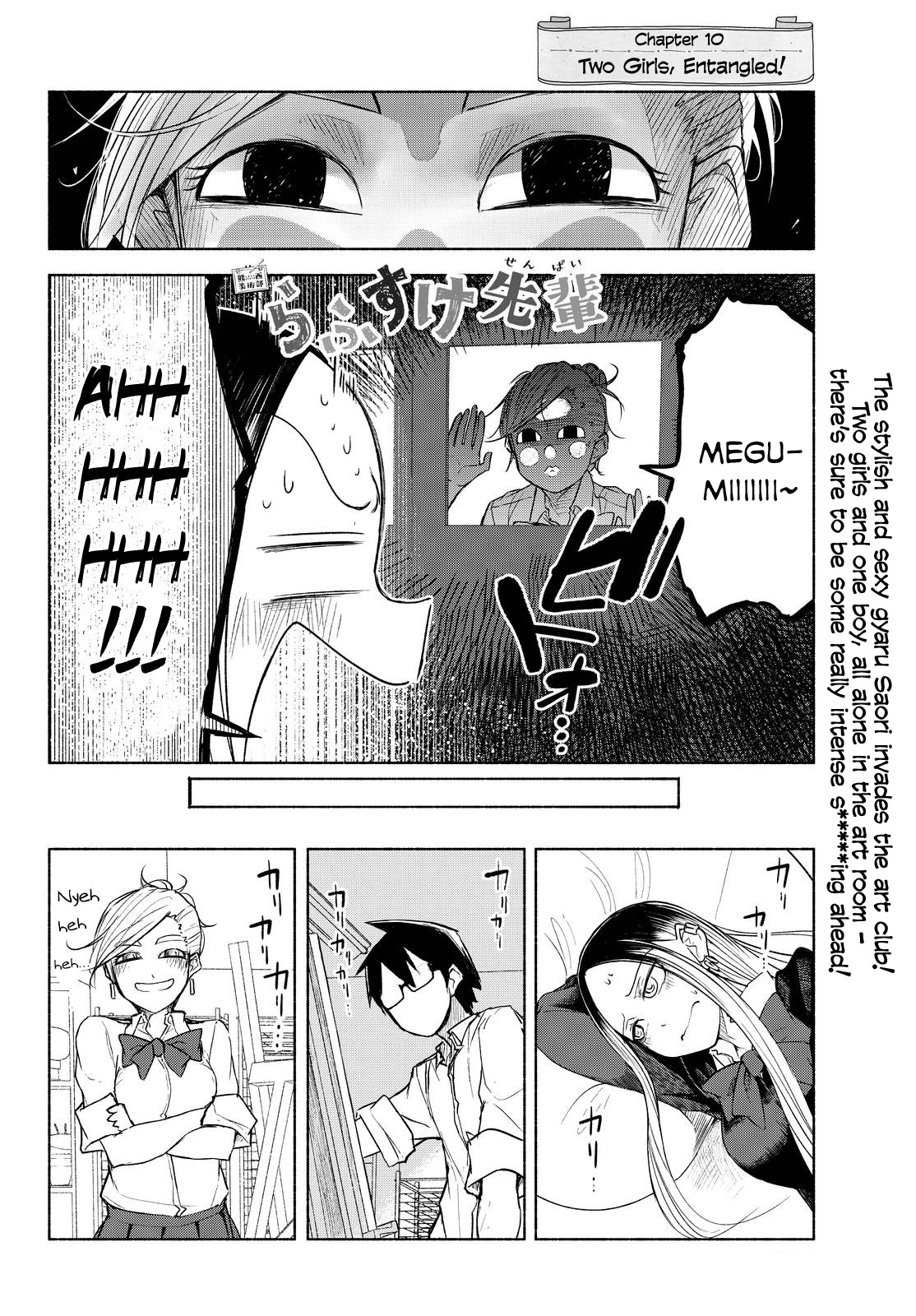 Rough Sketch Senpai Chapter 10 page 2 - Chapter 10: Two Girls, Entangled!