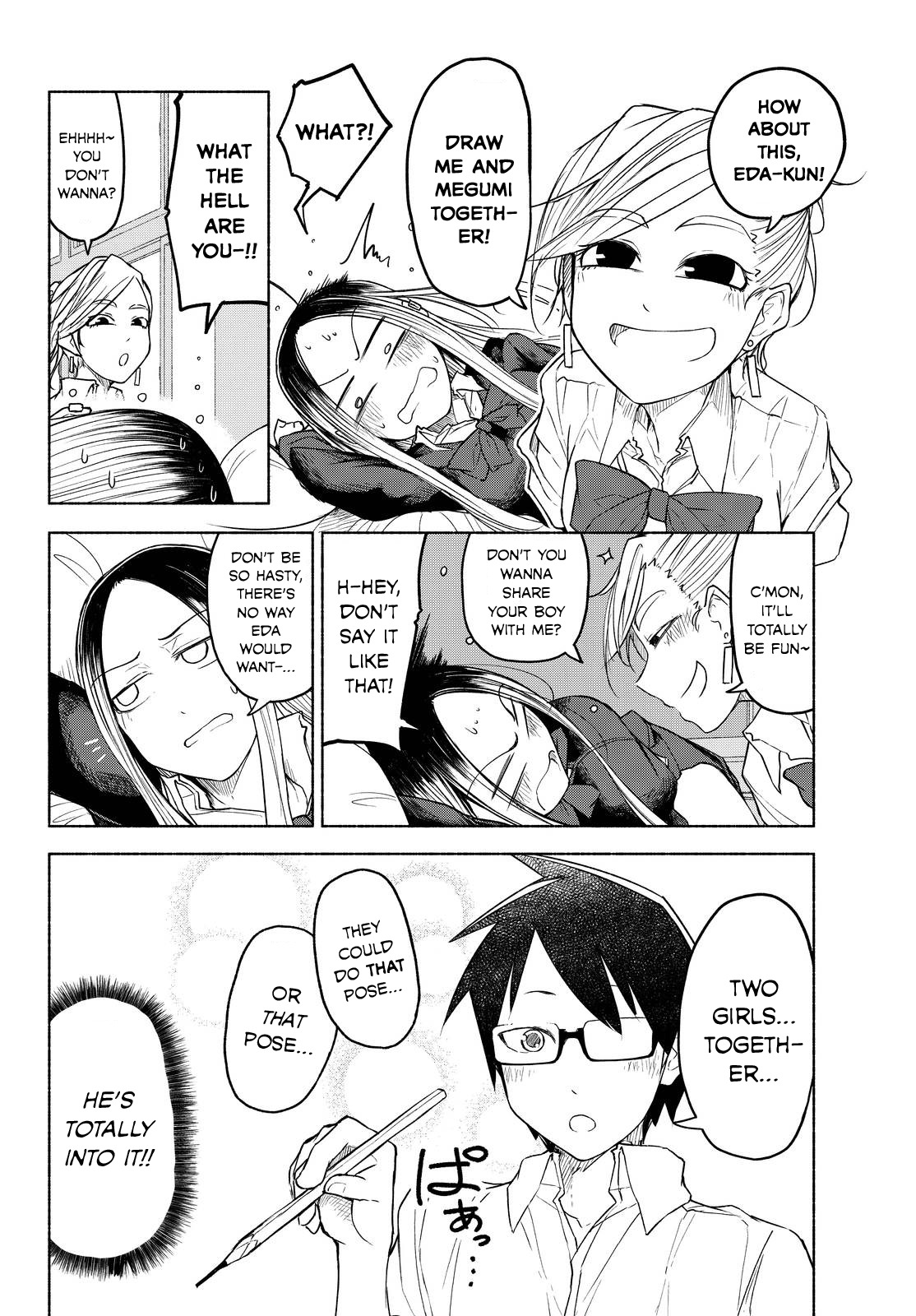 Rough Sketch Senpai Chapter 10 page 4 - Chapter 10: Two Girls, Entangled!