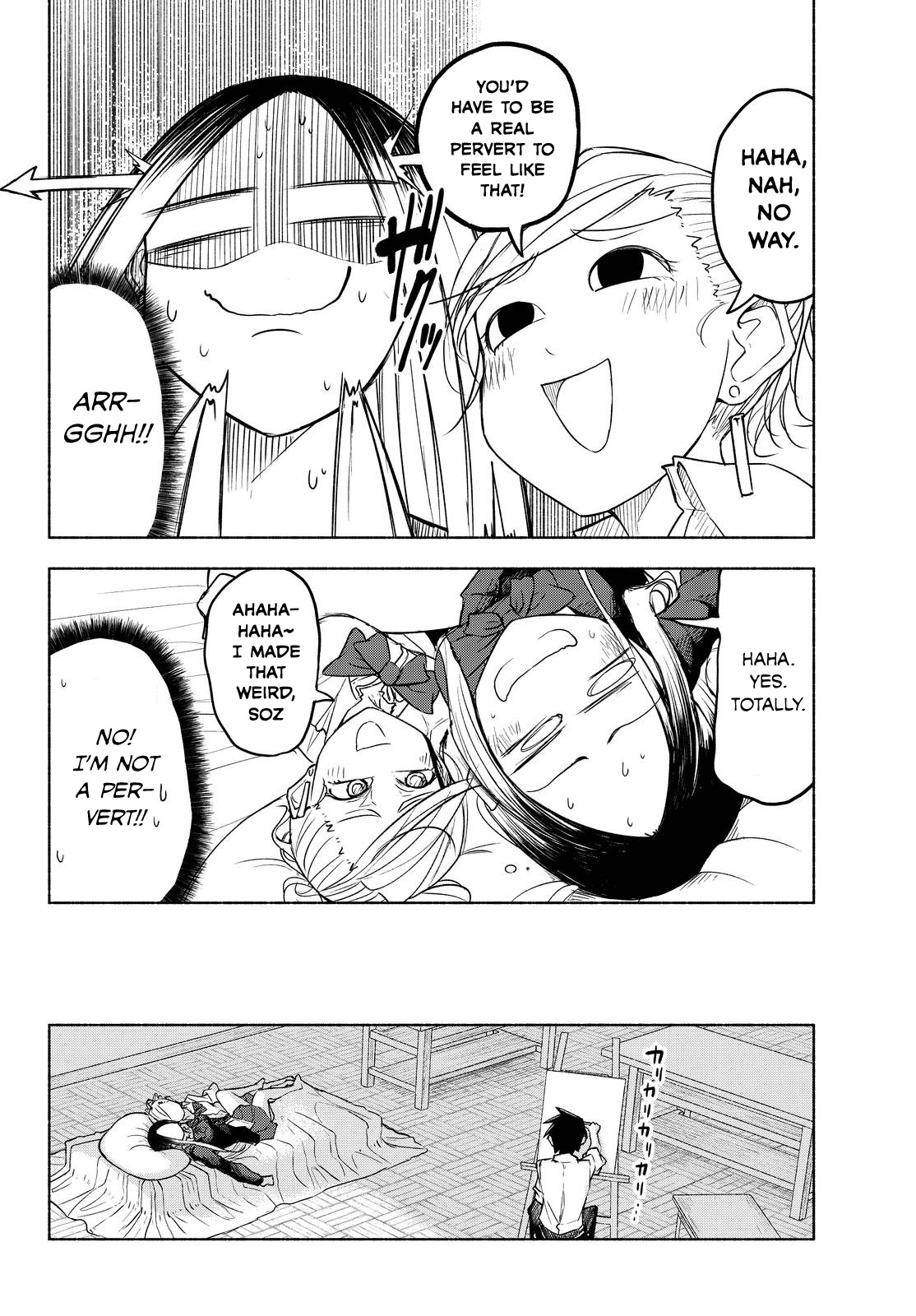 Rough Sketch Senpai Chapter 10 page 8 - Chapter 10: Two Girls, Entangled!
