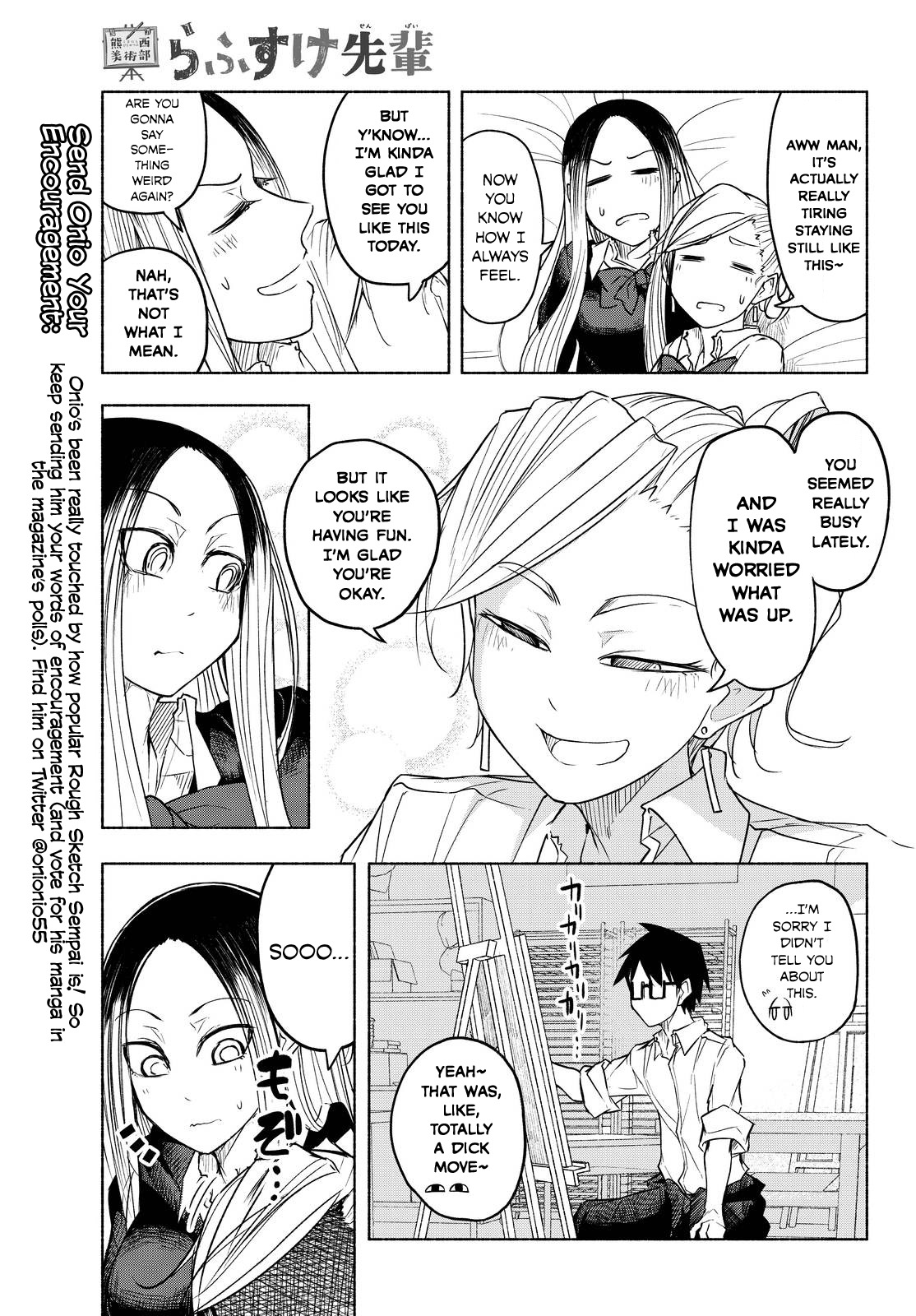 Rough Sketch Senpai Chapter 10 page 9 - Chapter 10: Two Girls, Entangled!