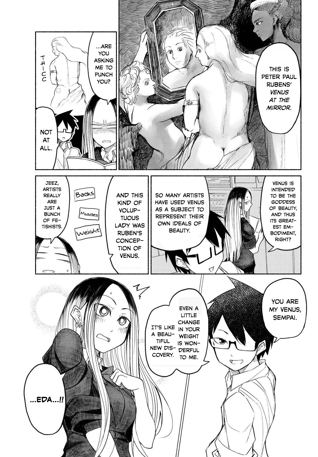 Rough Sketch Senpai Chapter 11 page 7 - Chapter 11: His Eyes, Her Belly