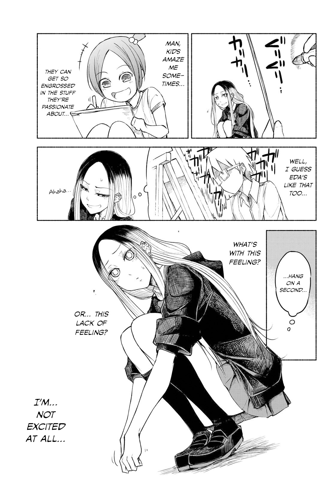 Rough Sketch Senpai Chapter 13 page 11 - Chapter 13: Why Does My Heart Beat So?