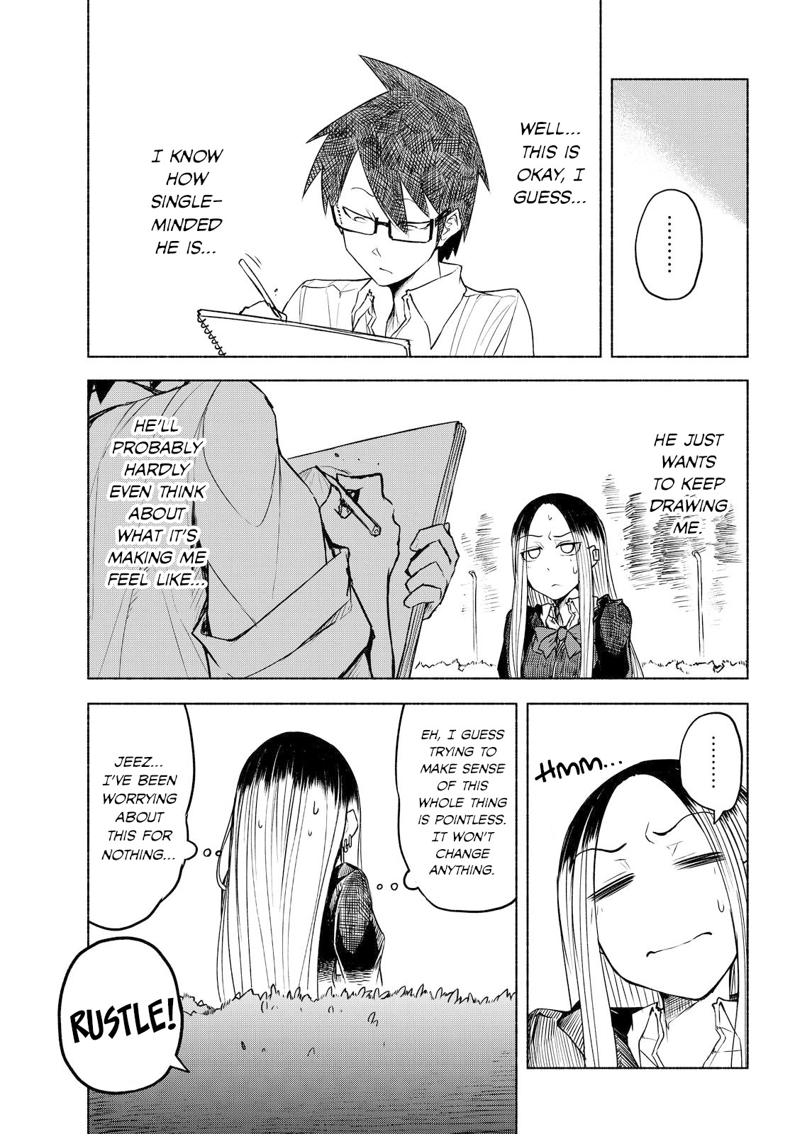 Rough Sketch Senpai Chapter 13 page 19 - Chapter 13: Why Does My Heart Beat So?