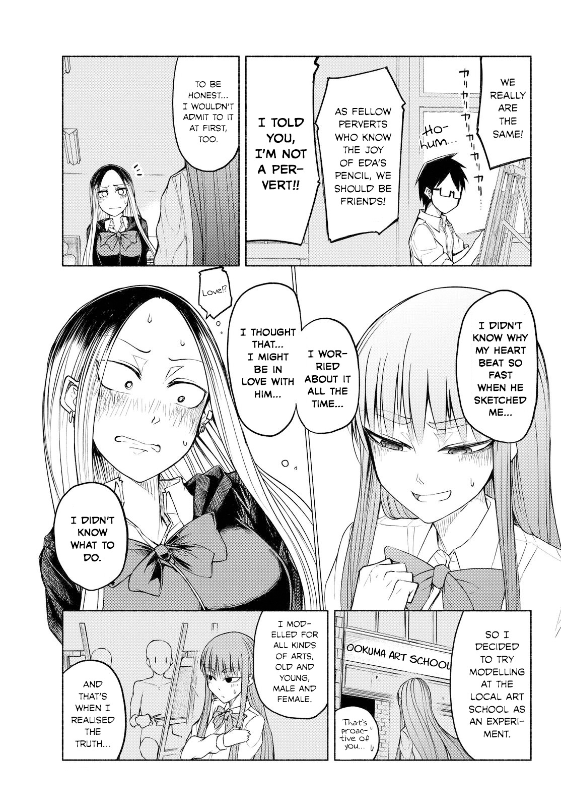 Rough Sketch Senpai Chapter 13 page 5 - Chapter 13: Why Does My Heart Beat So?