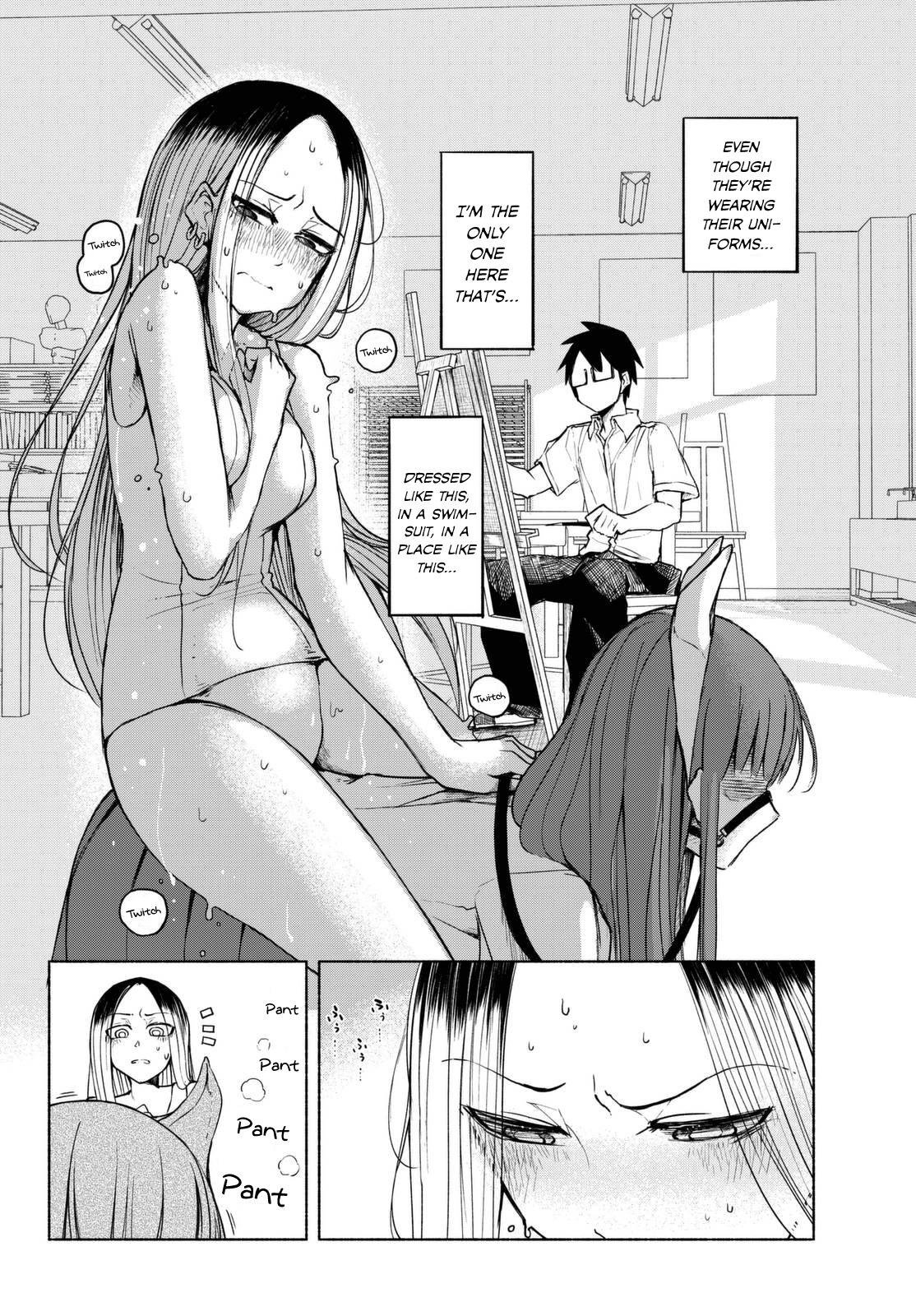 Rough Sketch Senpai Chapter 14 page 10 - Chapter 14: Swimsuits, in the Art Room...?