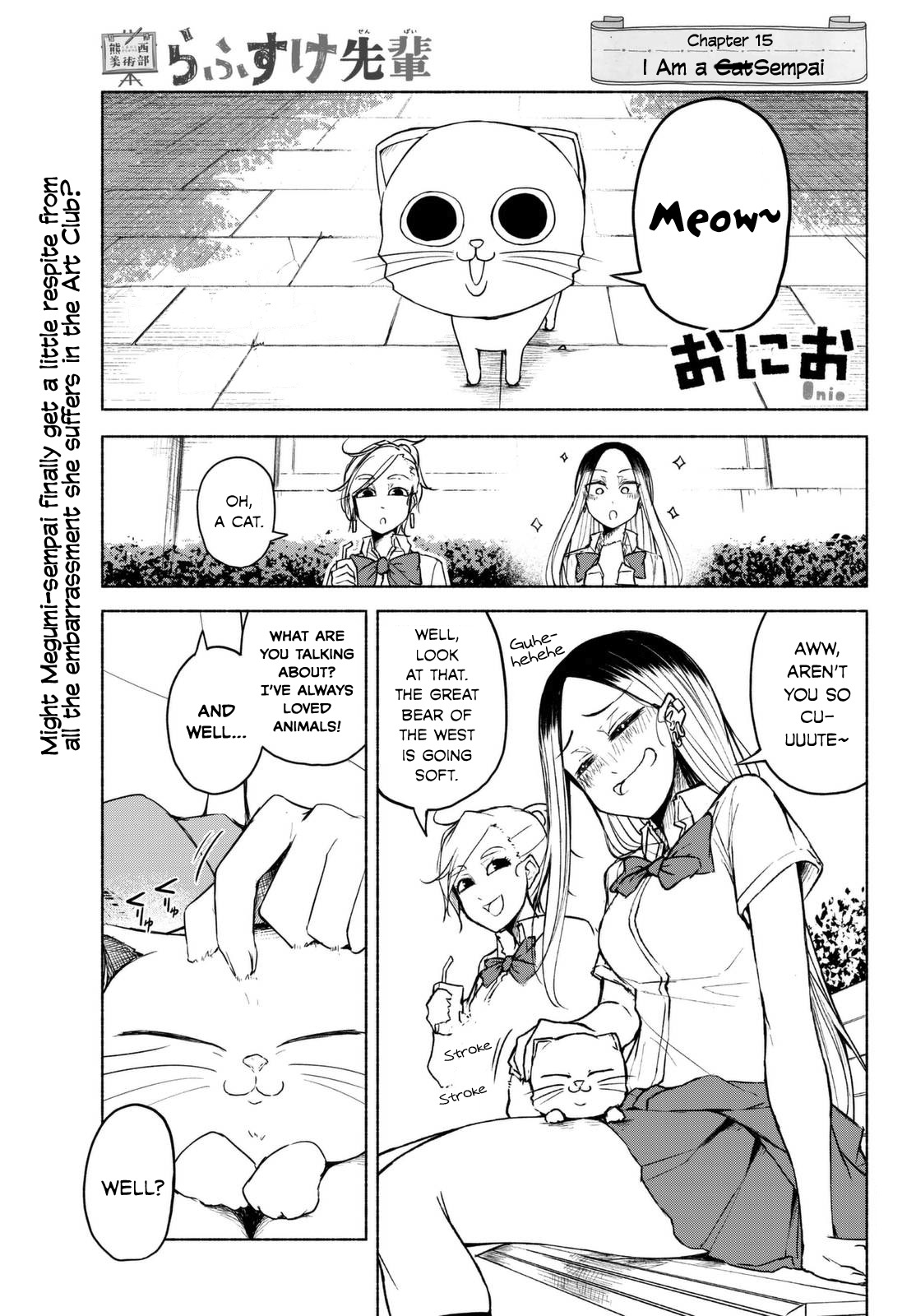 Rough Sketch Senpai Chapter 15 page 1 - Chapter 15: I am a Cat Senpai
