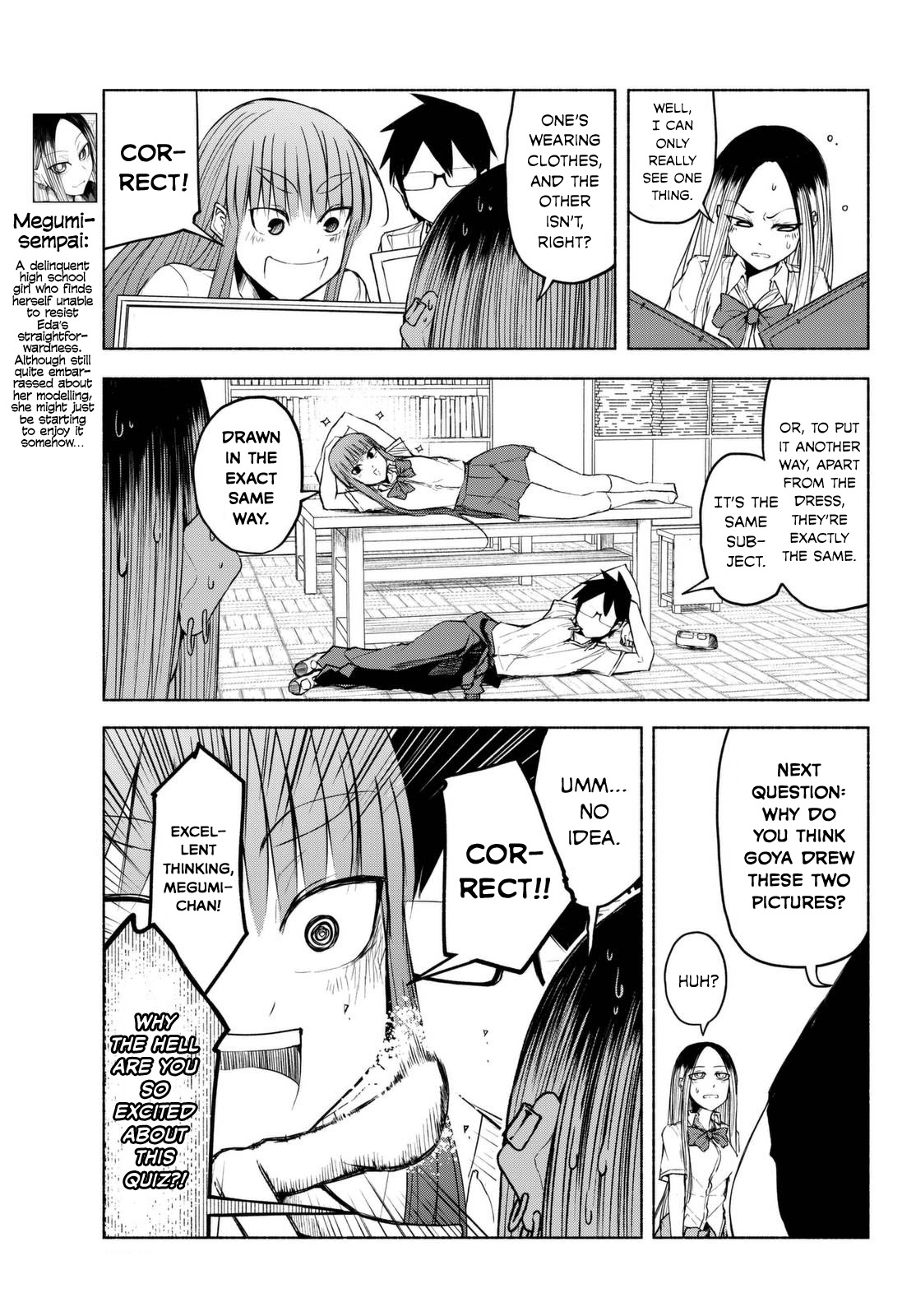 Rough Sketch Senpai Chapter 16 page 3 - Chapter 16: Spot the Difference!