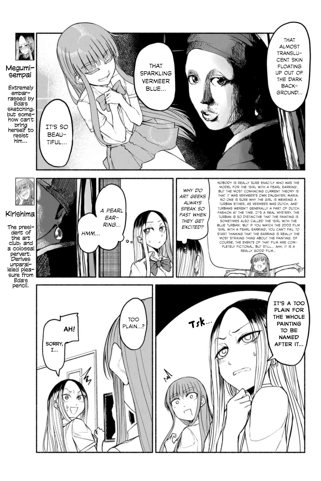Rough Sketch Senpai Chapter 19 page 3 - Chapter 19: My First Time with Megumi-Senpai...