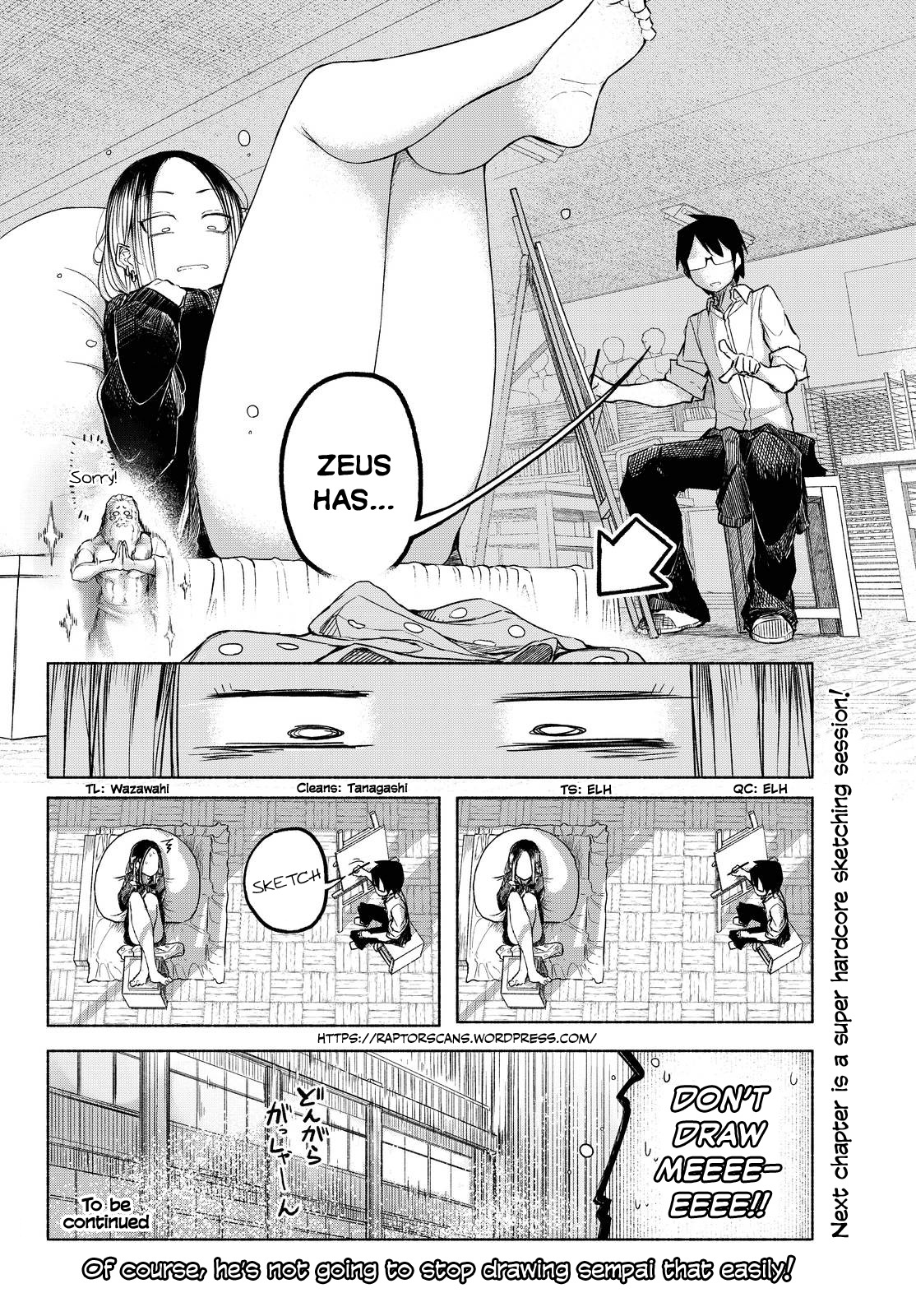 Rough Sketch Senpai Chapter 2 page 10 - Chapter 2: Ohh, Zeus!