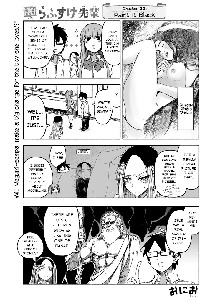 Rough Sketch Senpai Chapter 22 page 1 - Chapter 22: Paint it Black