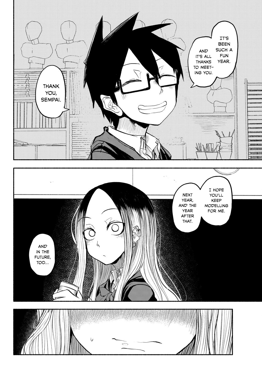 Rough Sketch Senpai Chapter 25 page 14 - Chapter 25: Together