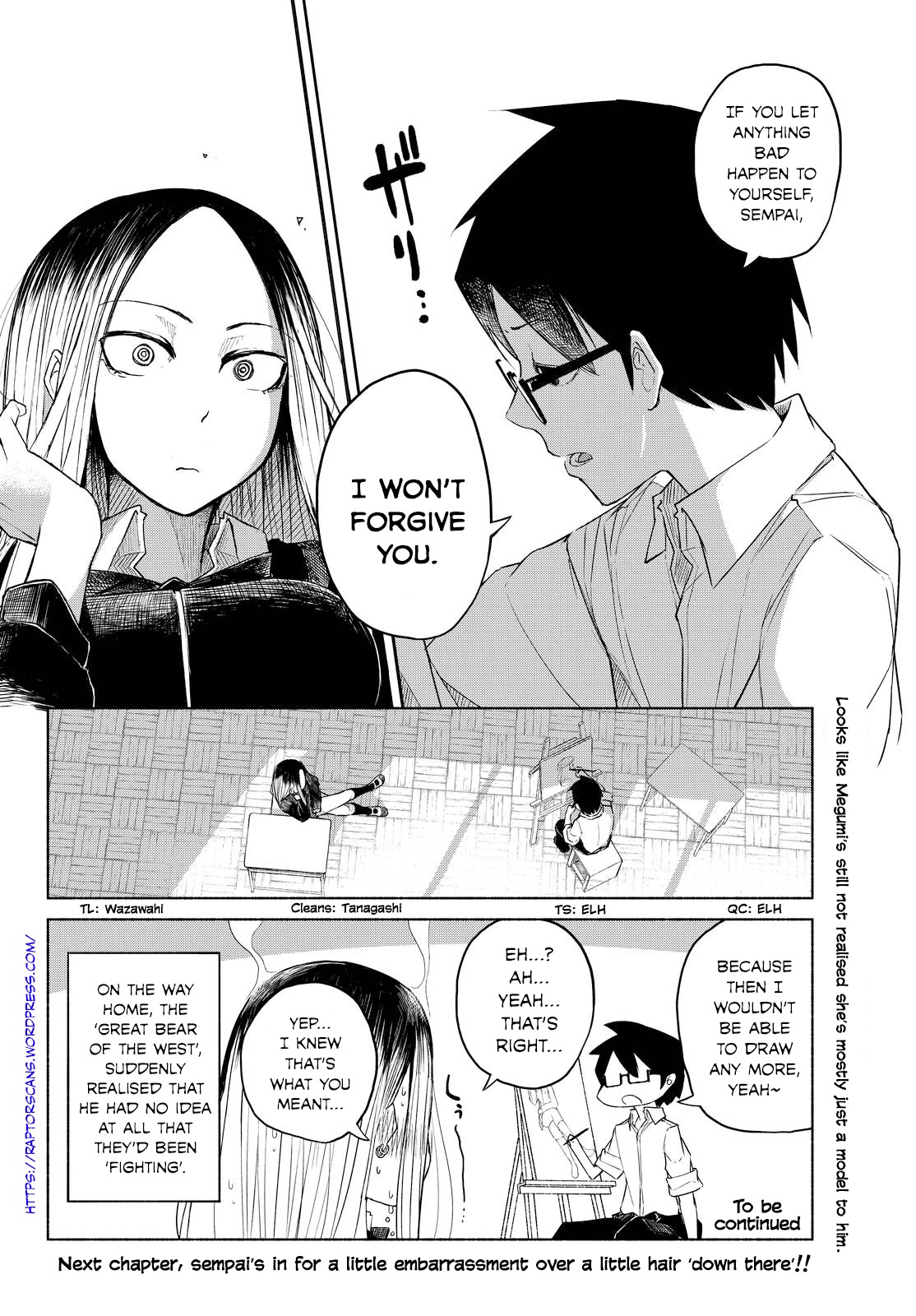 Rough Sketch Senpai Chapter 3 page 10 - Chapter 3: One Ferocious Senpai