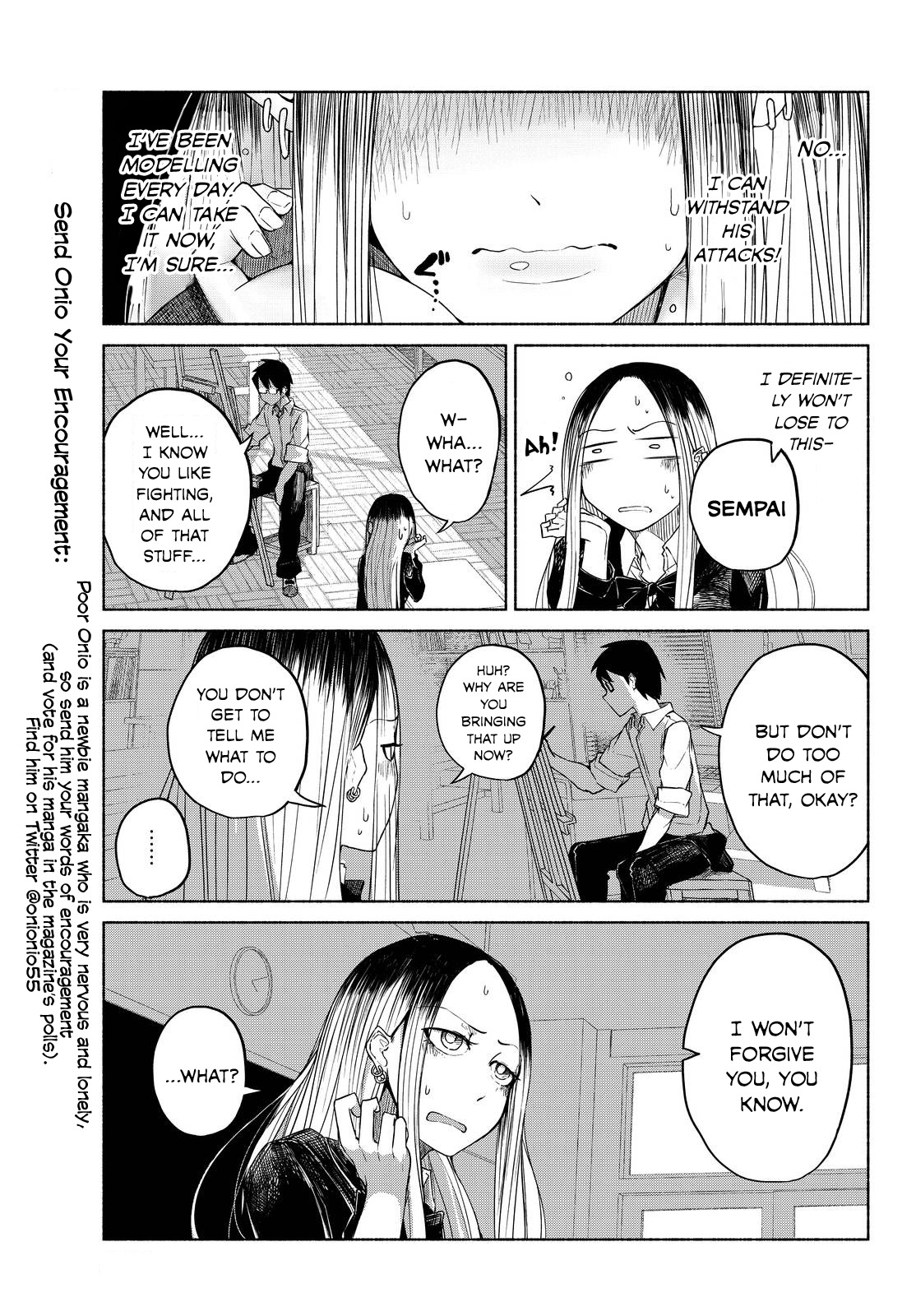 Rough Sketch Senpai Chapter 3 page 9 - Chapter 3: One Ferocious Senpai