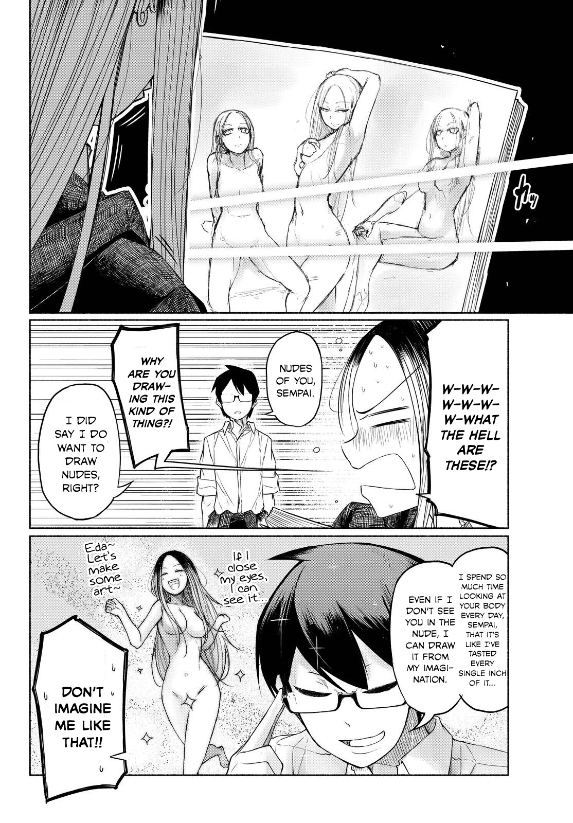 Rough Sketch Senpai Chapter 4 page 8 - Chapter 4: Senpai in the Nude