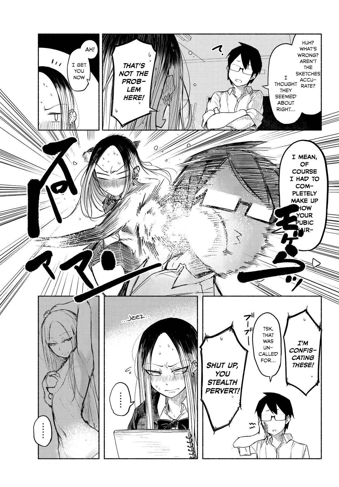 Rough Sketch Senpai Chapter 4 page 9 - Chapter 4: Senpai in the Nude