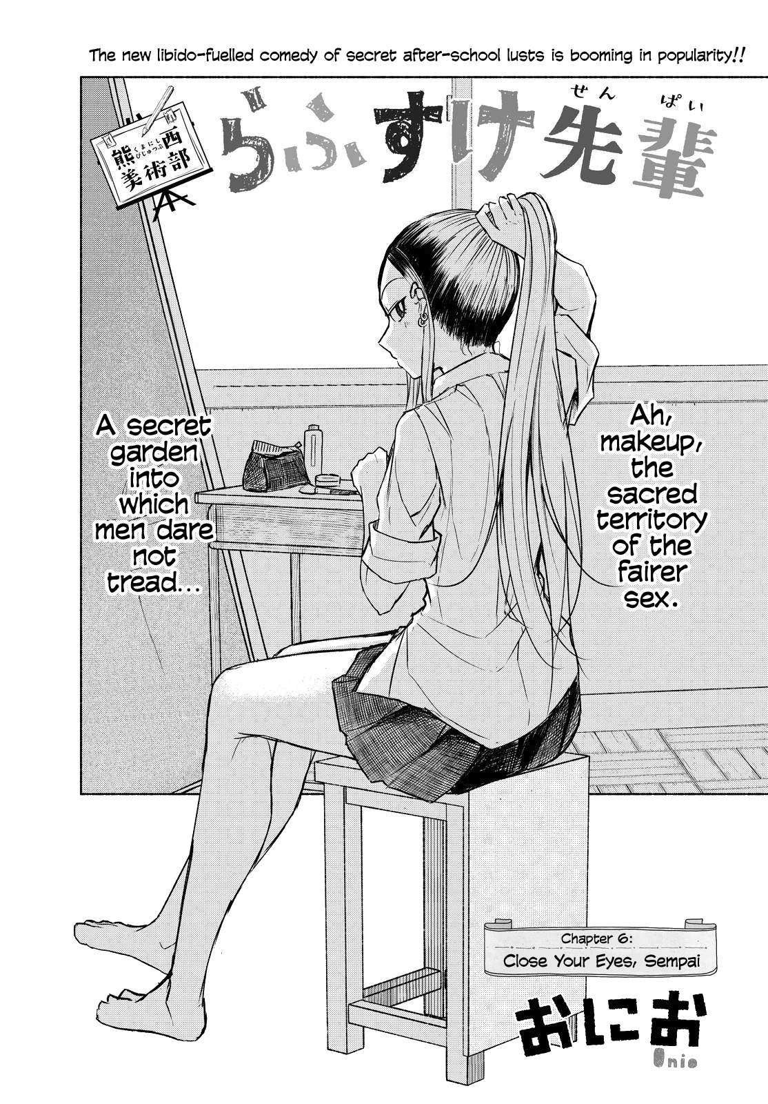 Rough Sketch Senpai Chapter 6 page 2 - Chapter 6: Close Your Eyes, Senpai