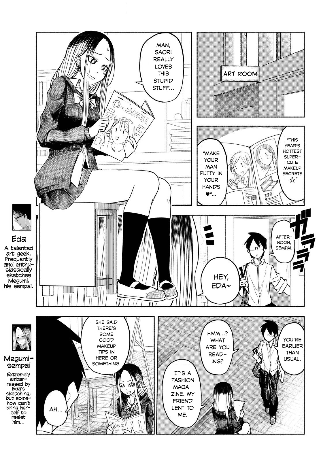 Rough Sketch Senpai Chapter 6 page 3 - Chapter 6: Close Your Eyes, Senpai