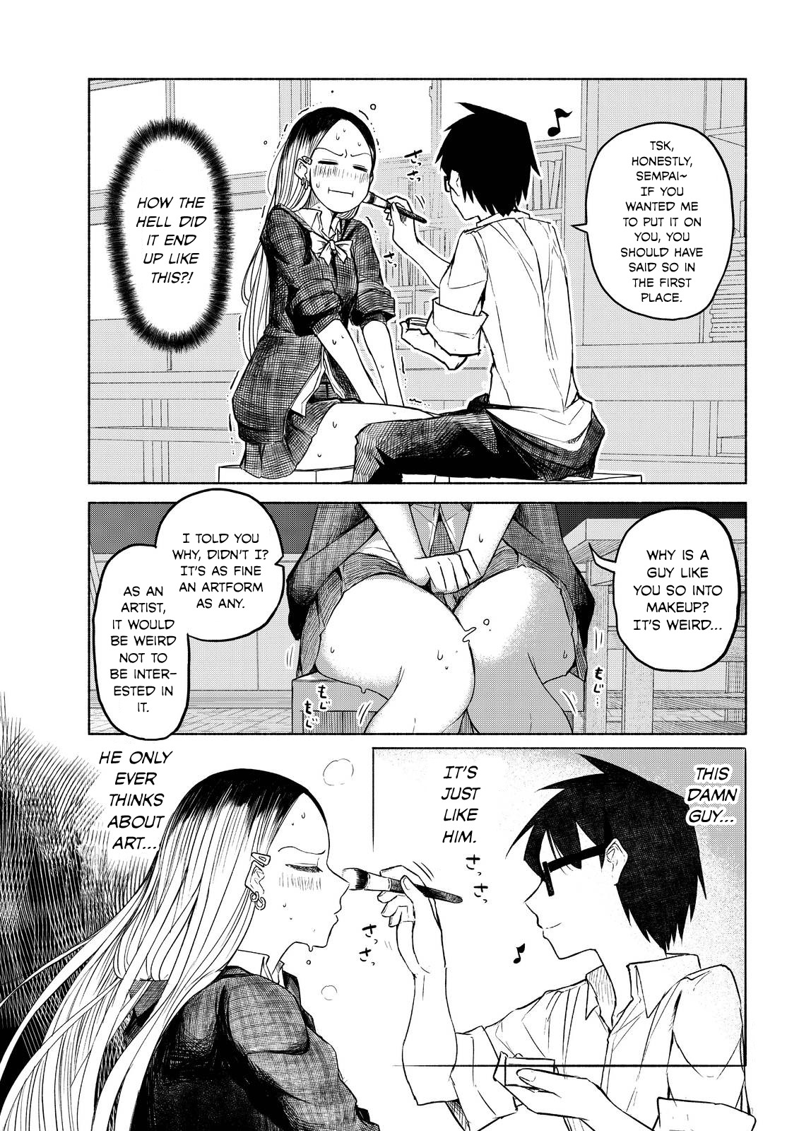 Rough Sketch Senpai Chapter 6 page 7 - Chapter 6: Close Your Eyes, Senpai