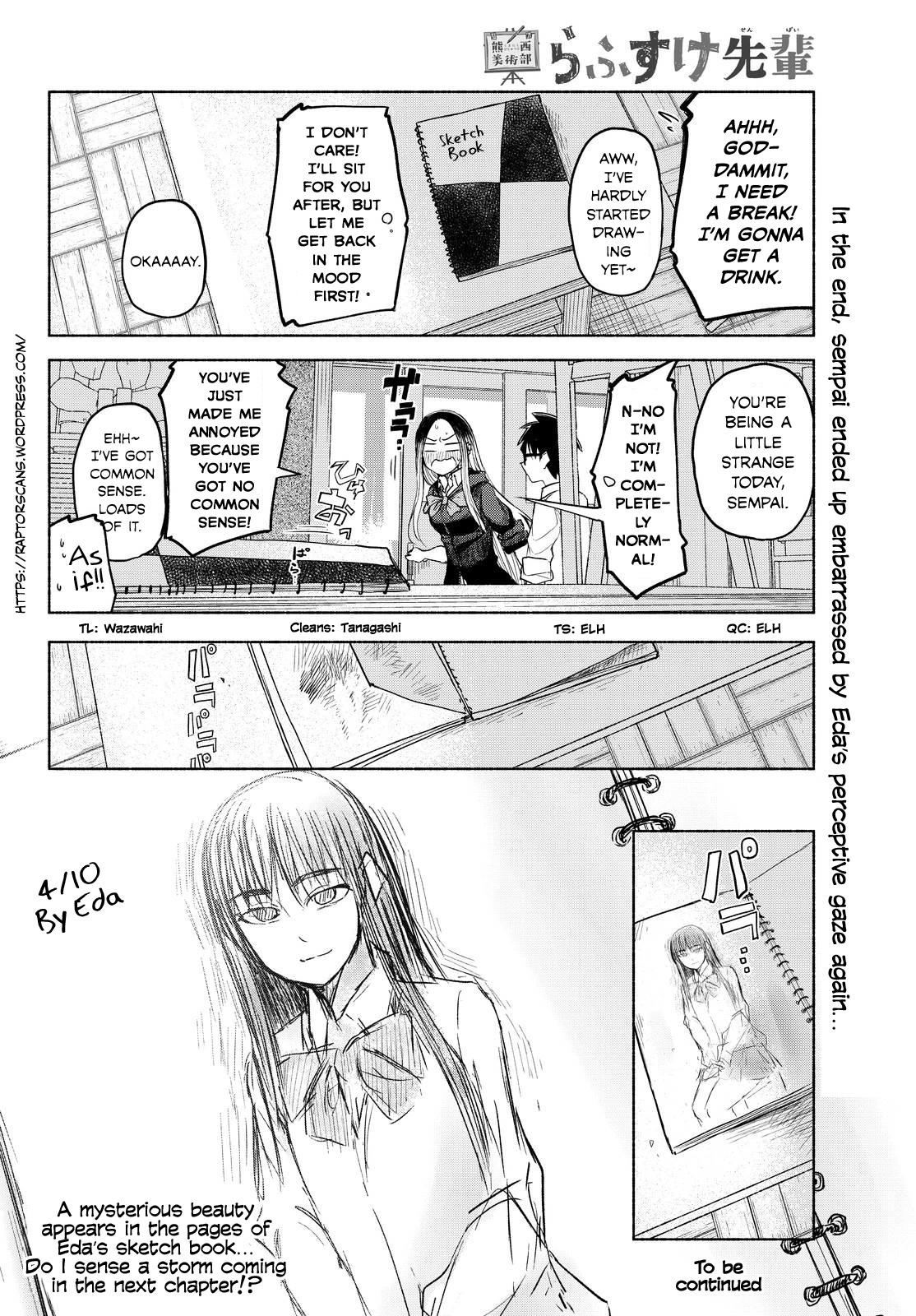 Rough Sketch Senpai Chapter 8 page 10 - Chapter 8: Senpai Gets Rebellious