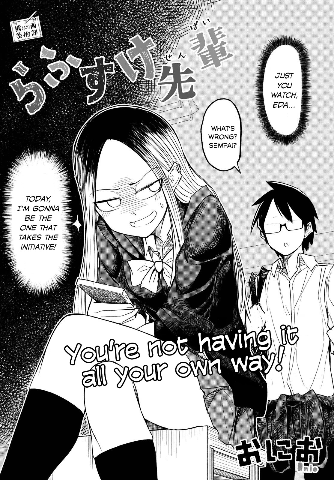 Rough Sketch Senpai Chapter 8 page 2 - Chapter 8: Senpai Gets Rebellious