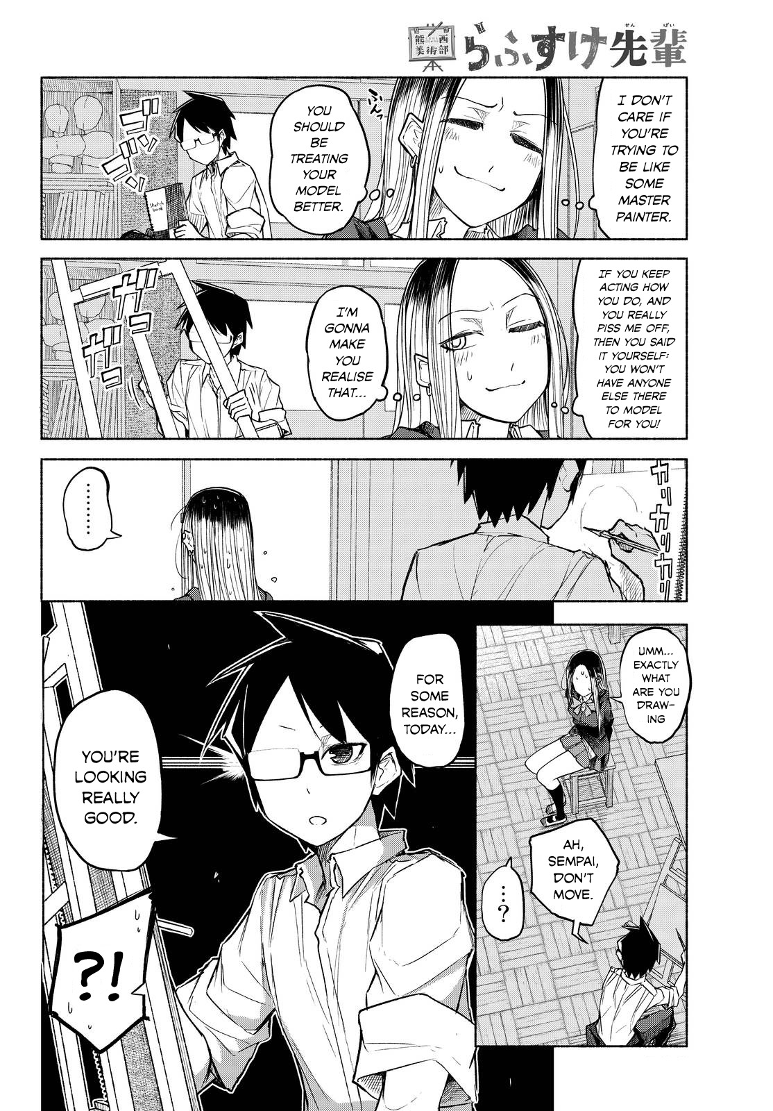 Rough Sketch Senpai Chapter 8 page 4 - Chapter 8: Senpai Gets Rebellious