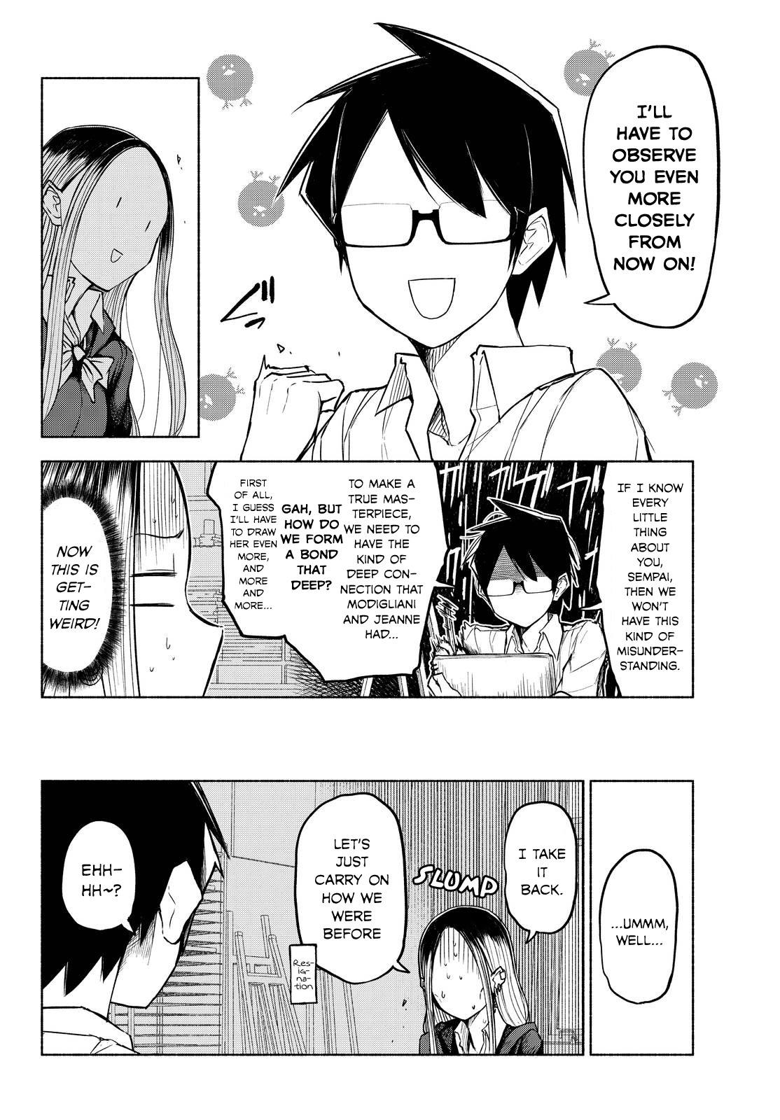 Rough Sketch Senpai Chapter 8 page 8 - Chapter 8: Senpai Gets Rebellious