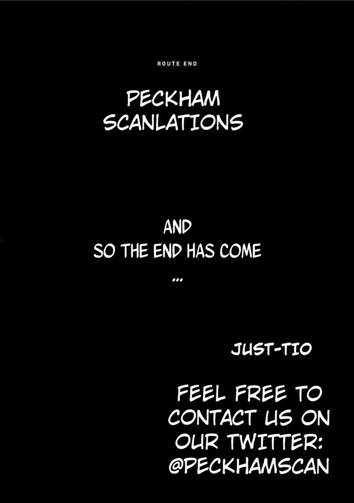 Route End Chapter 54 page 58 - Chapter 54: The End Of The Beginning [END]