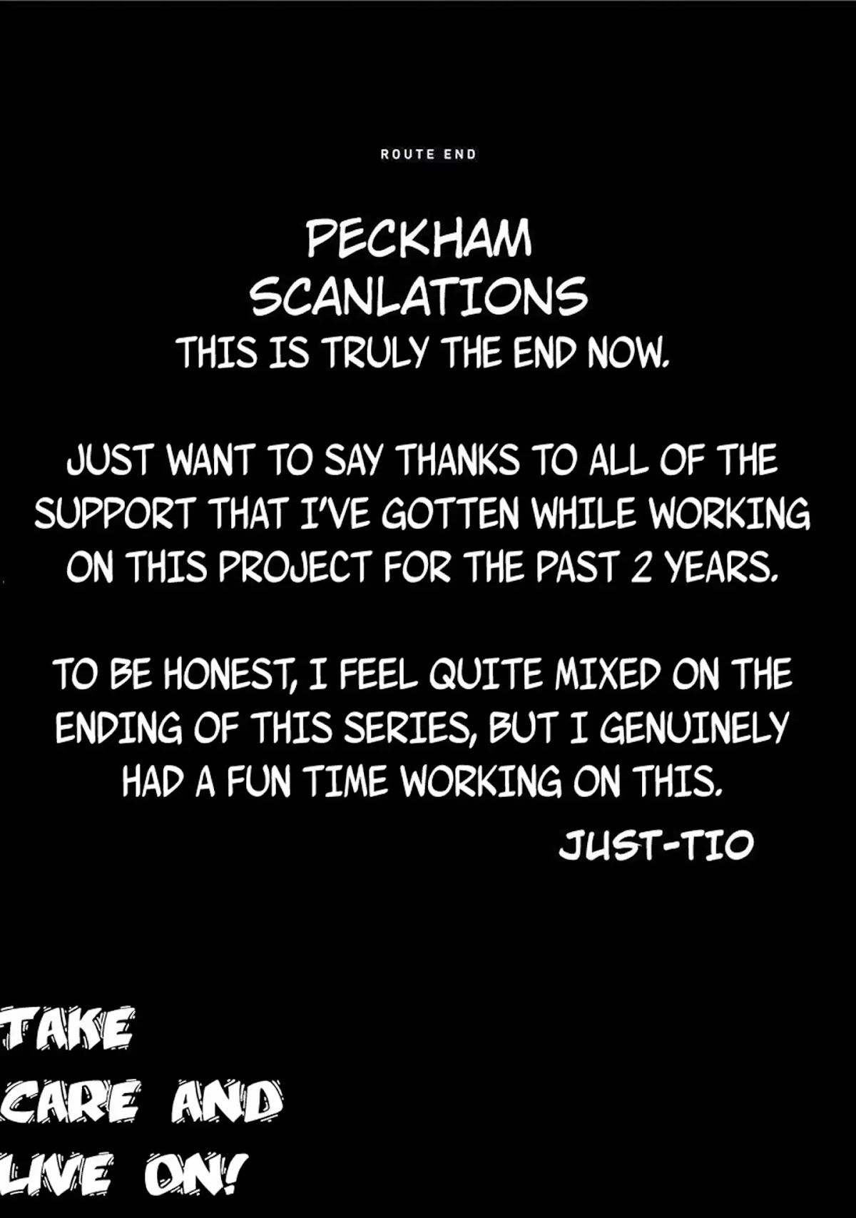 Route End Chapter 54 page 74 - Chapter 54: The End Of The Beginning [END]