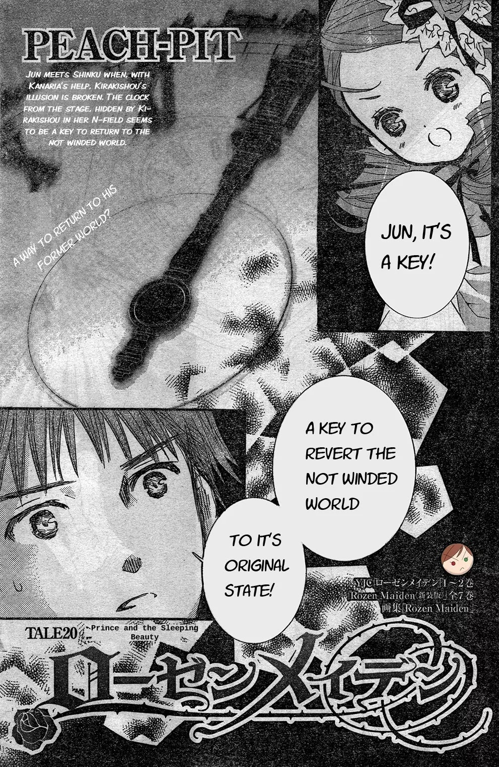 Rozen Maiden II Chapter 20 page 1 - Chapter 20: Tale 20: Prince and the Sleeping Beauty