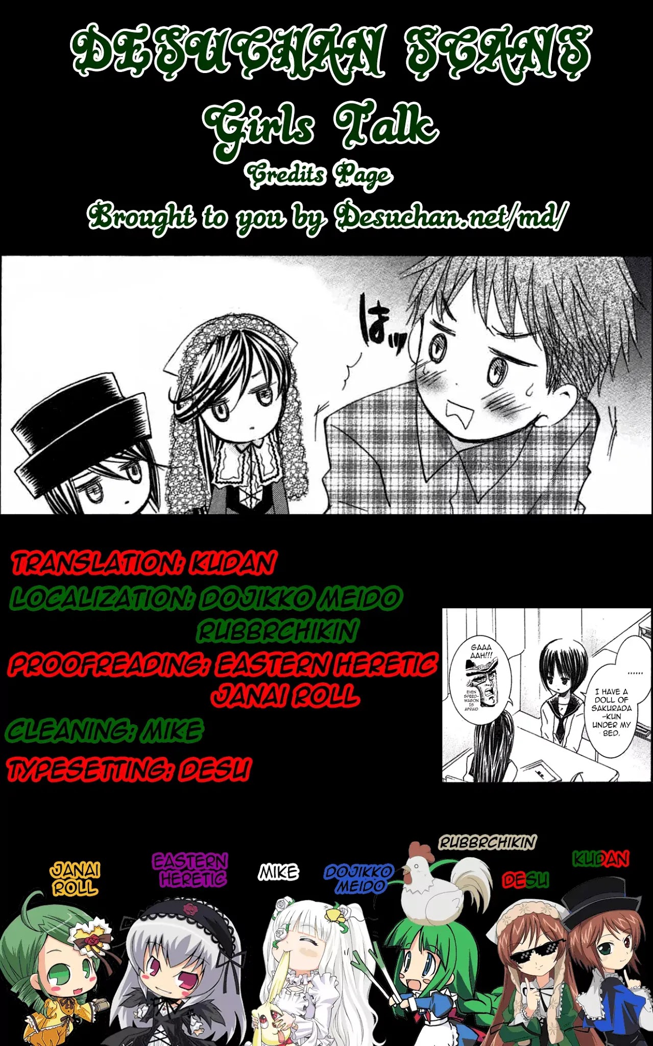 Rozen Maiden II Chapter 49.5 page 13 - Chapter 49.5: Tale 49.5: Girls Talk