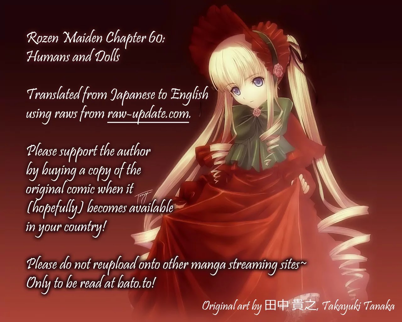 Rozen Maiden II Chapter 60 page 1 - Chapter 60: Tale 60
