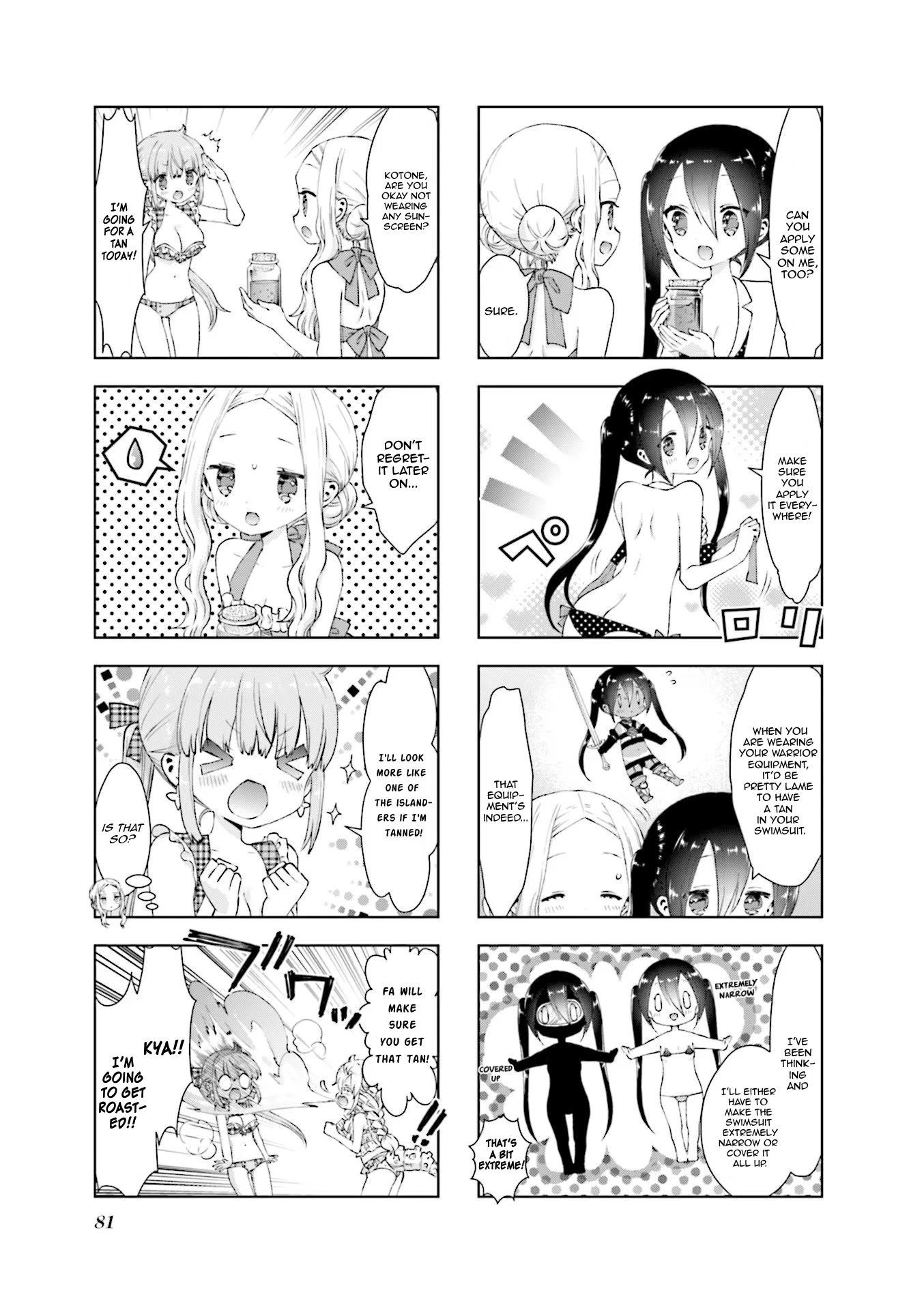 RPG Fudousan Chapter 30 page 3 - Chapter 30: An Ocean, Some Swimsuits and a Small Island
