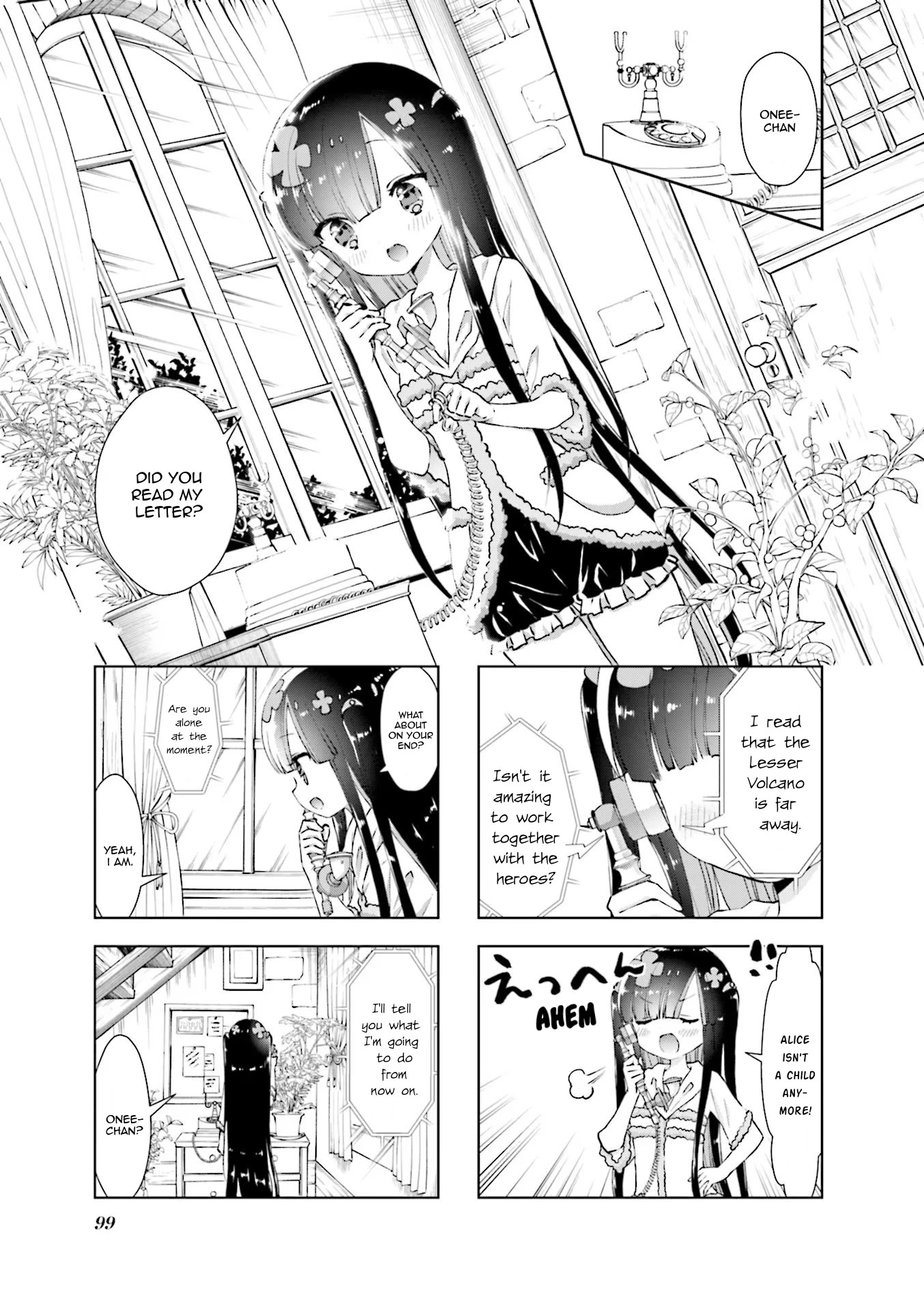RPG Fudousan Chapter 32 page 1 - Chapter 32: I'm Not a Child!