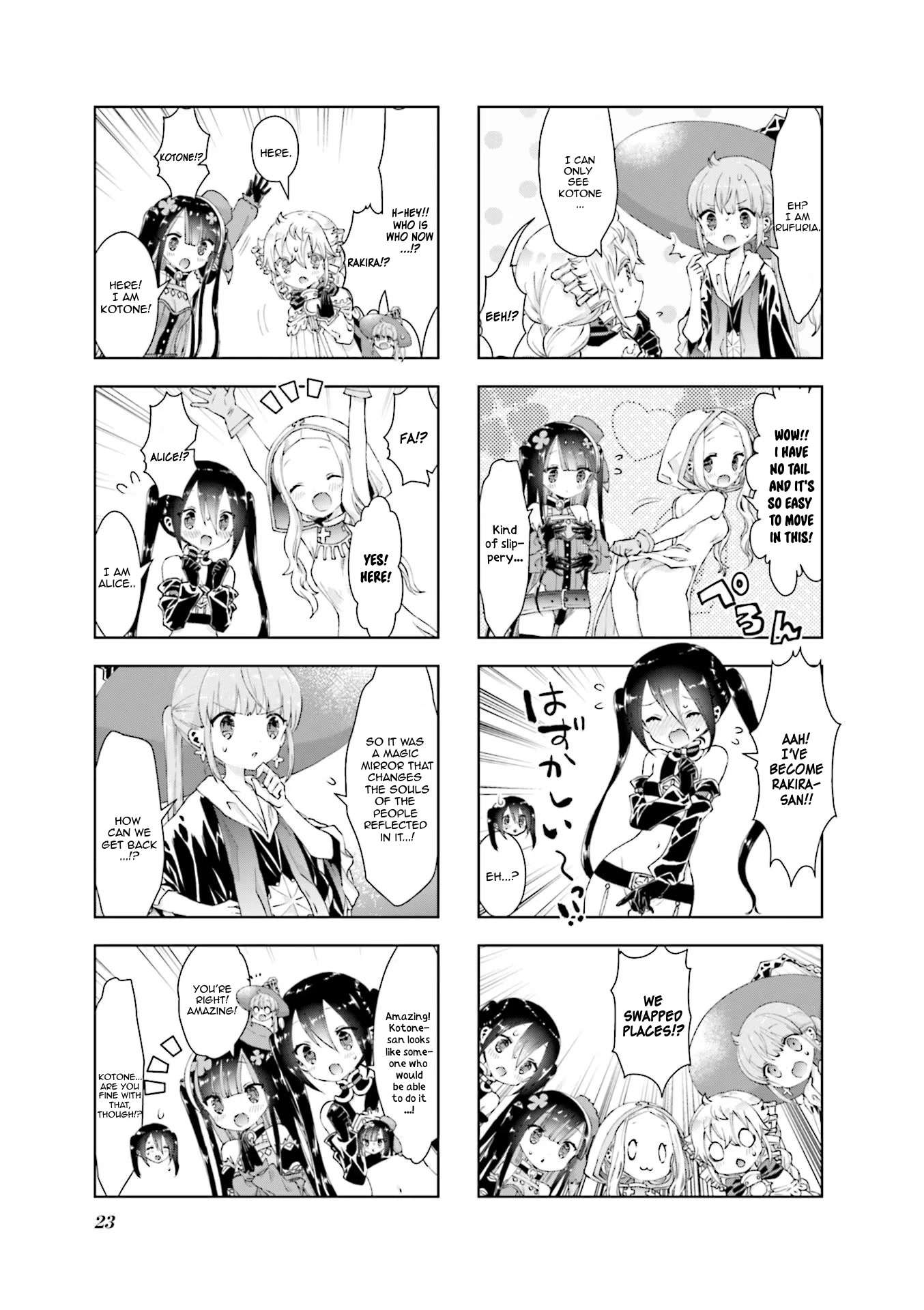 RPG Fudousan Chapter 34 page 5 - Chapter 34: Swapped by a Magic Mirror?!