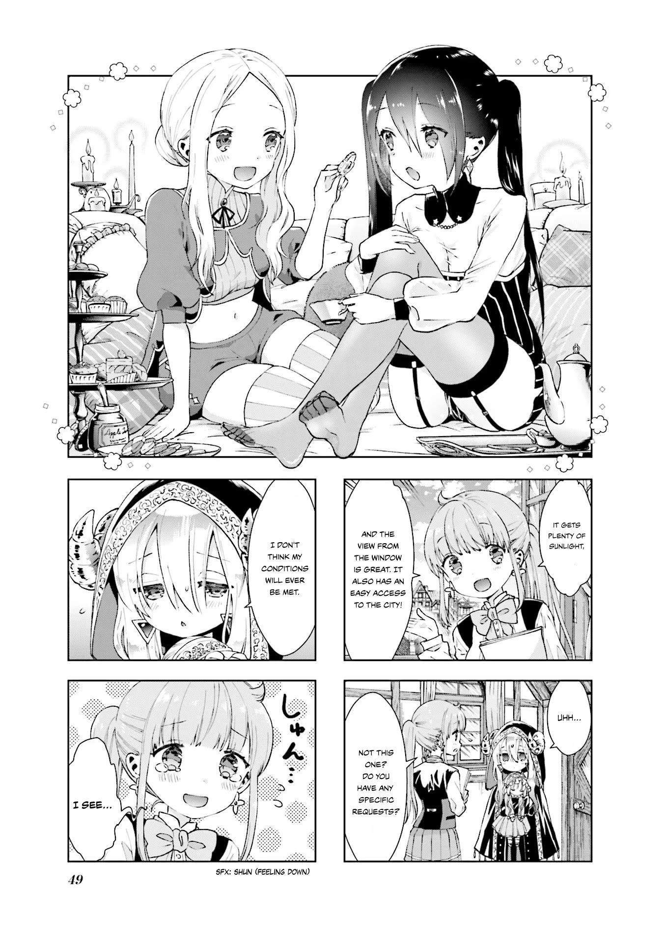 RPG Fudousan Chapter 5 page 1 - Chapter 5: The Incident at the Haunted House