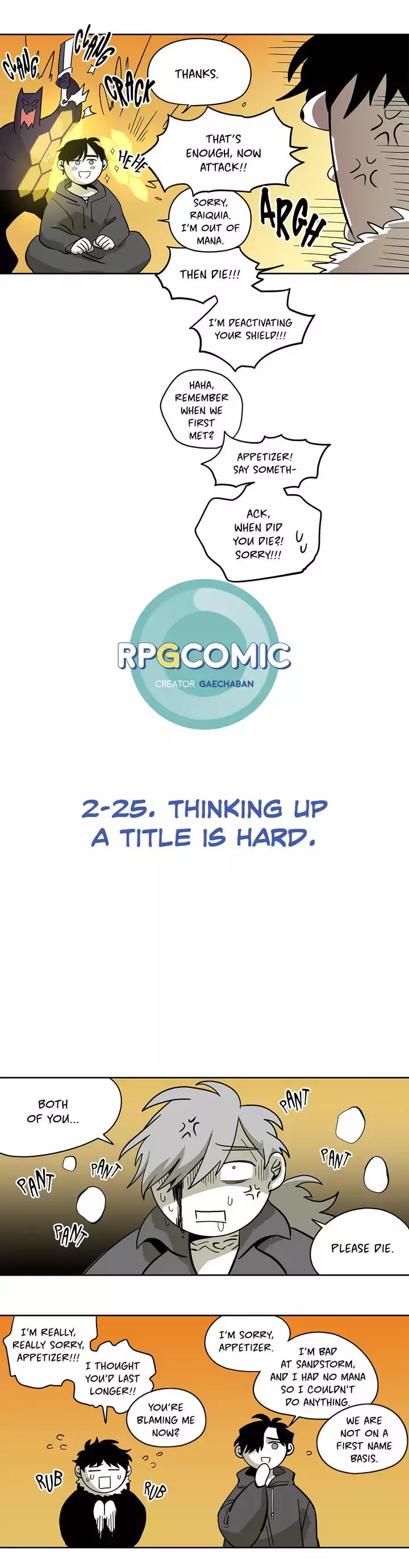 RPG Chapter 69 page 2 - Chapter 69: Thinking Up A Title Is Hard