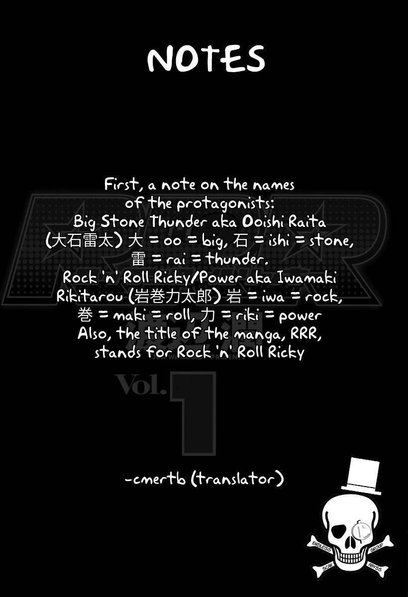 RRR Chapter 1 page 2 - Chapter 1: Tokyo Free Man