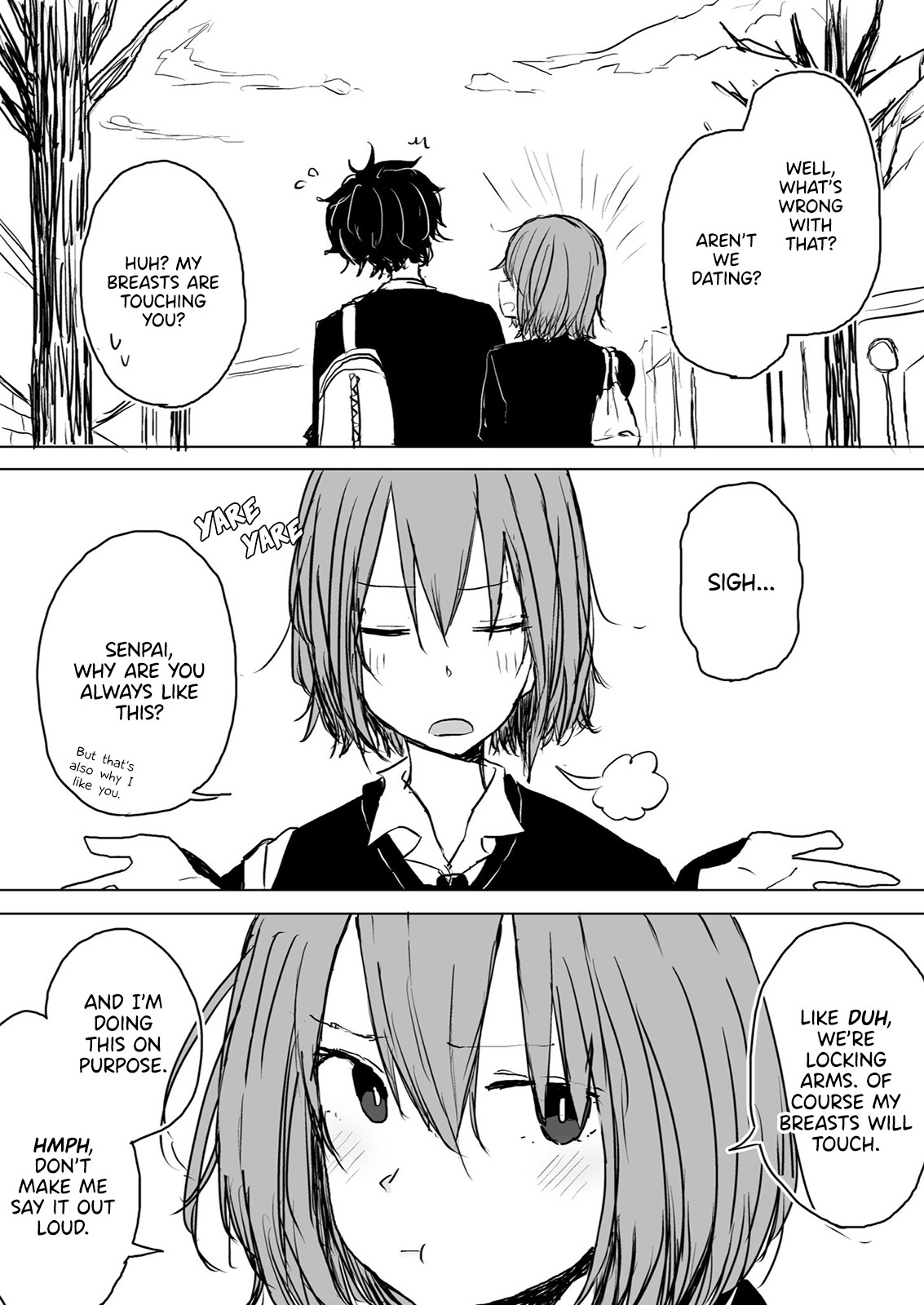 Rucchiifu's Lovey Dovey Couple Chapter 2 page 2 - Chapter 2: She's... confident?