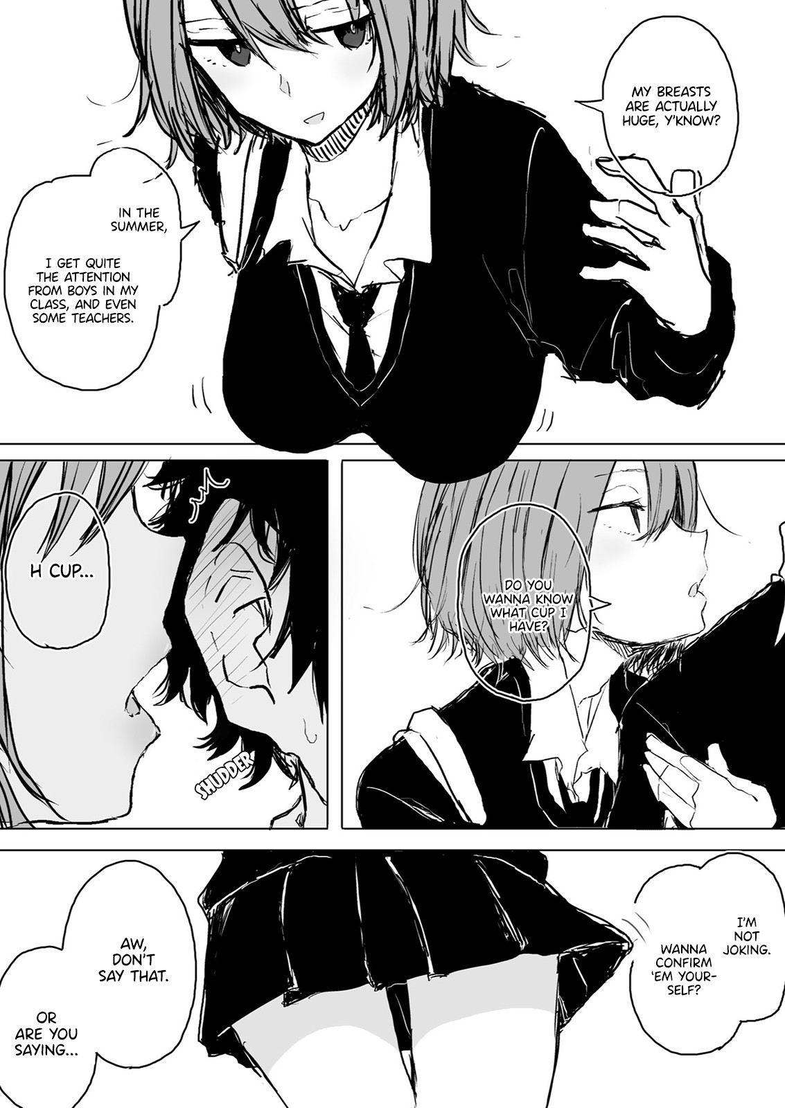Rucchiifu's Lovey Dovey Couple Chapter 2 page 3 - Chapter 2: She's... confident?