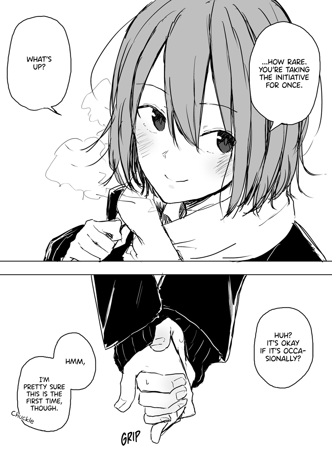 Rucchiifu's Lovey Dovey Couple Chapter 3 page 2 - Chapter 3: Sweaty Handholding