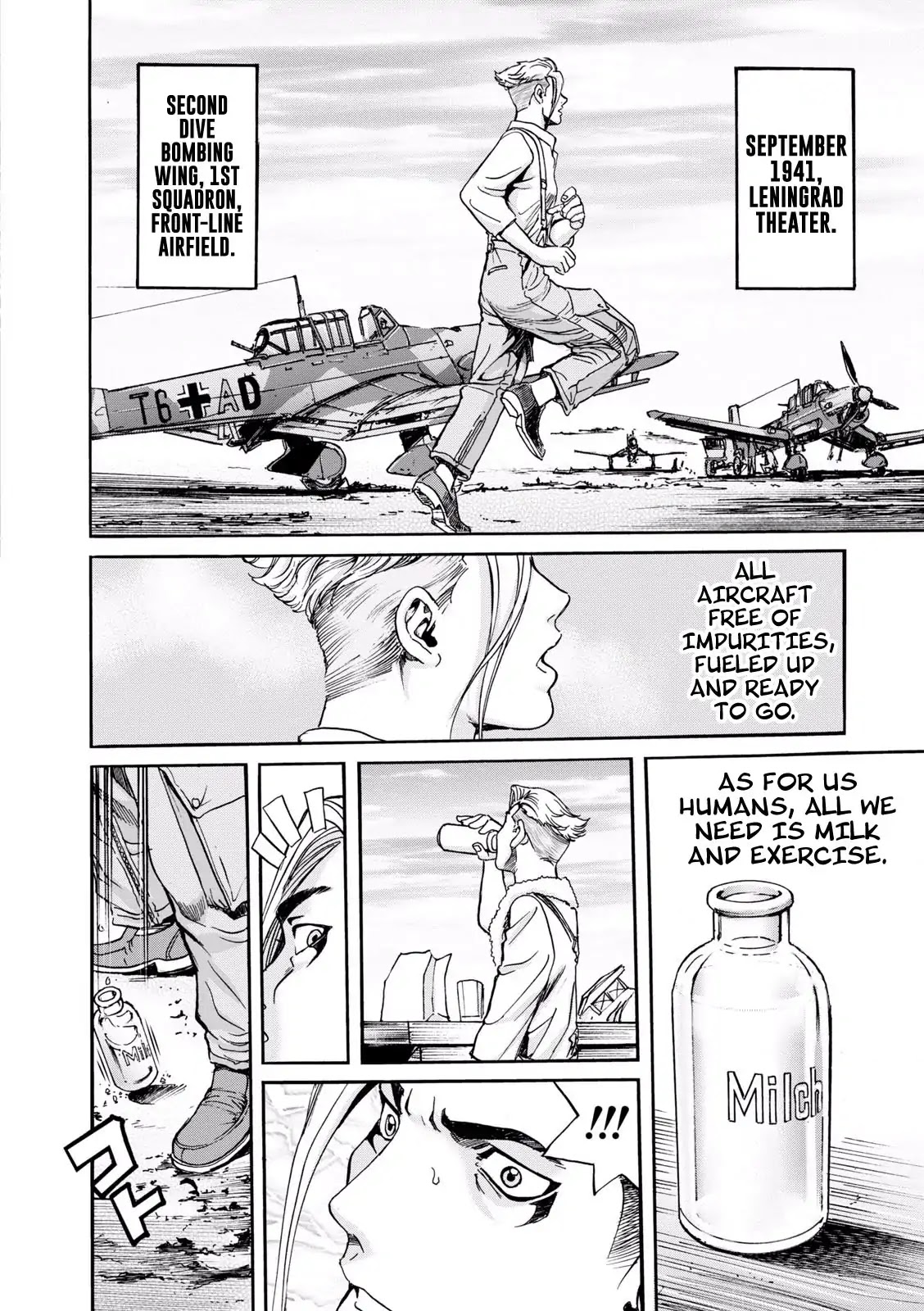 Rudel, Demon King of the Blue Sky Chapter 1 page 2 - Chapter 1: Battleships and Milk