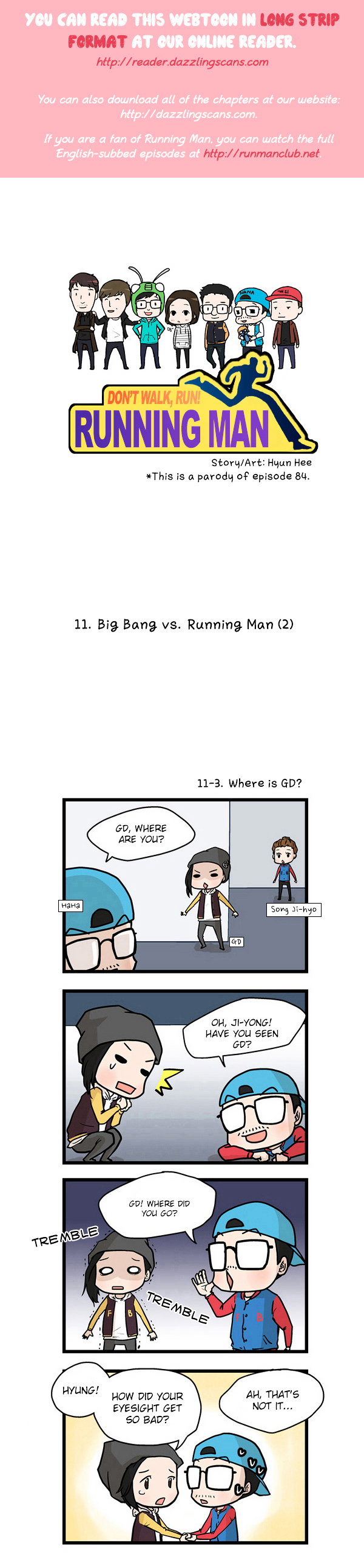 Running Man Chapter 11.2-1 page 1 - Chapter 11.2