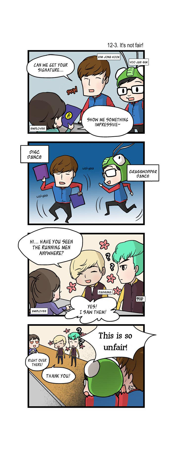 Running Man Chapter 12 page 3 - Chapter 12 : Big Bang's Counterattack