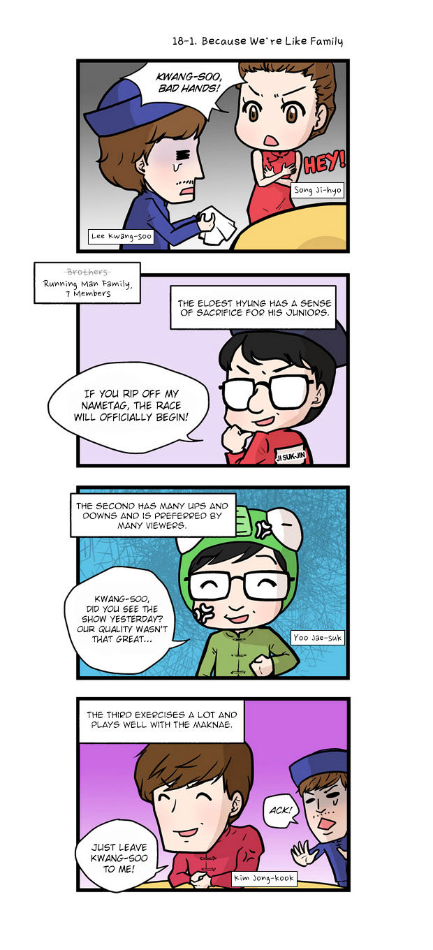 Running Man Chapter 18 page 3 - Chapter 18 : Jjajangmyun Race