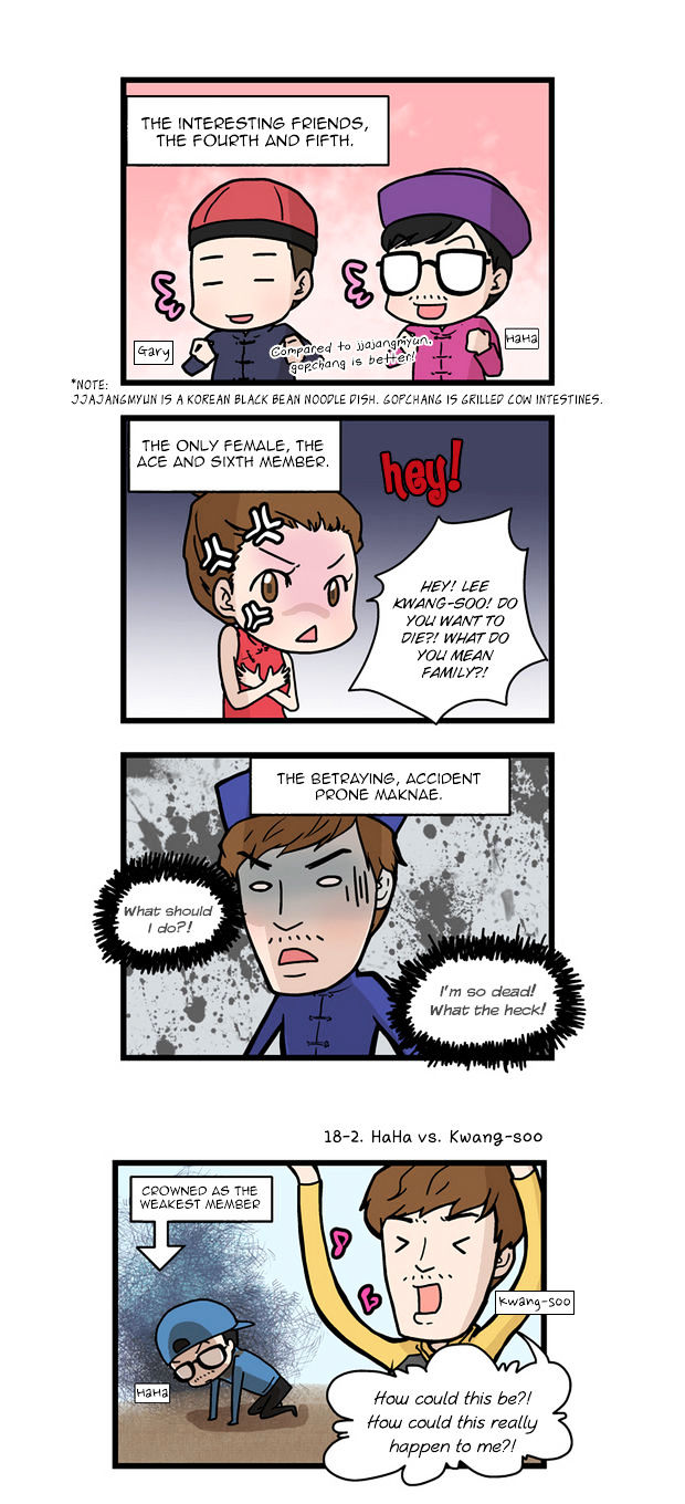 Running Man Chapter 18 page 4 - Chapter 18 : Jjajangmyun Race