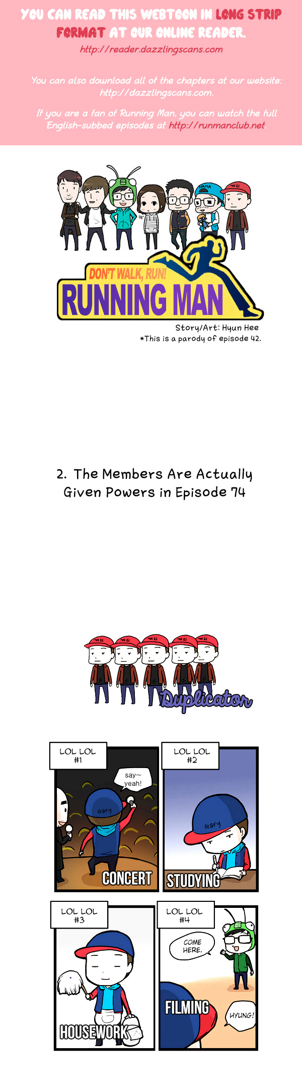 Running Man Chapter 2.4 page 1 - Chapter 2 v4
