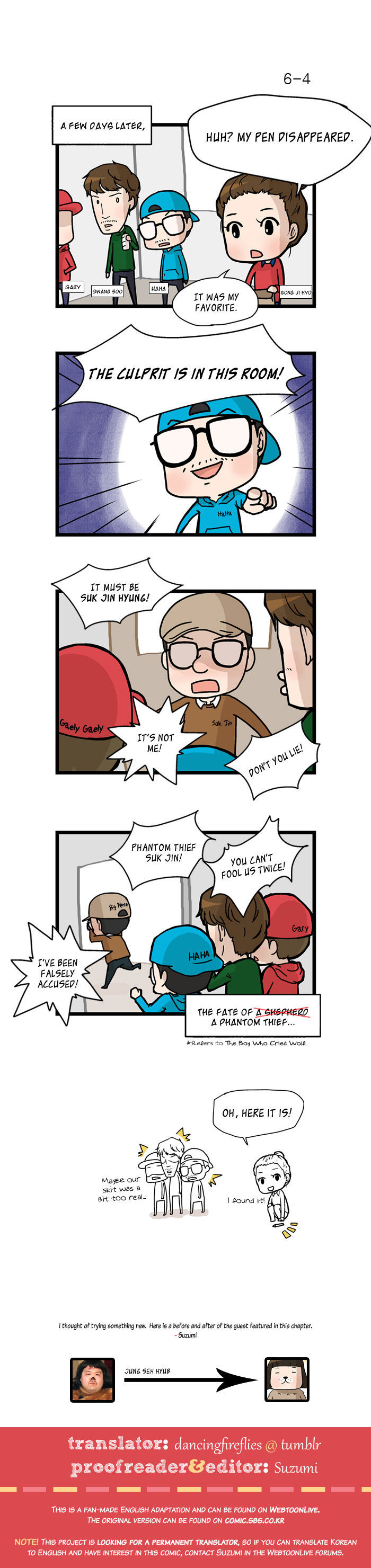 Running Man Chapter 6 page 4 - Chapter 6 : Sherlock Holmes Episode