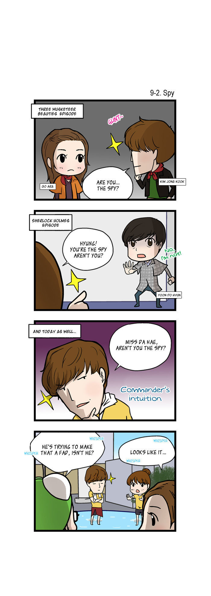 Running Man Chapter 9 page 2 - Chapter 9 : NG! NG! Retake!